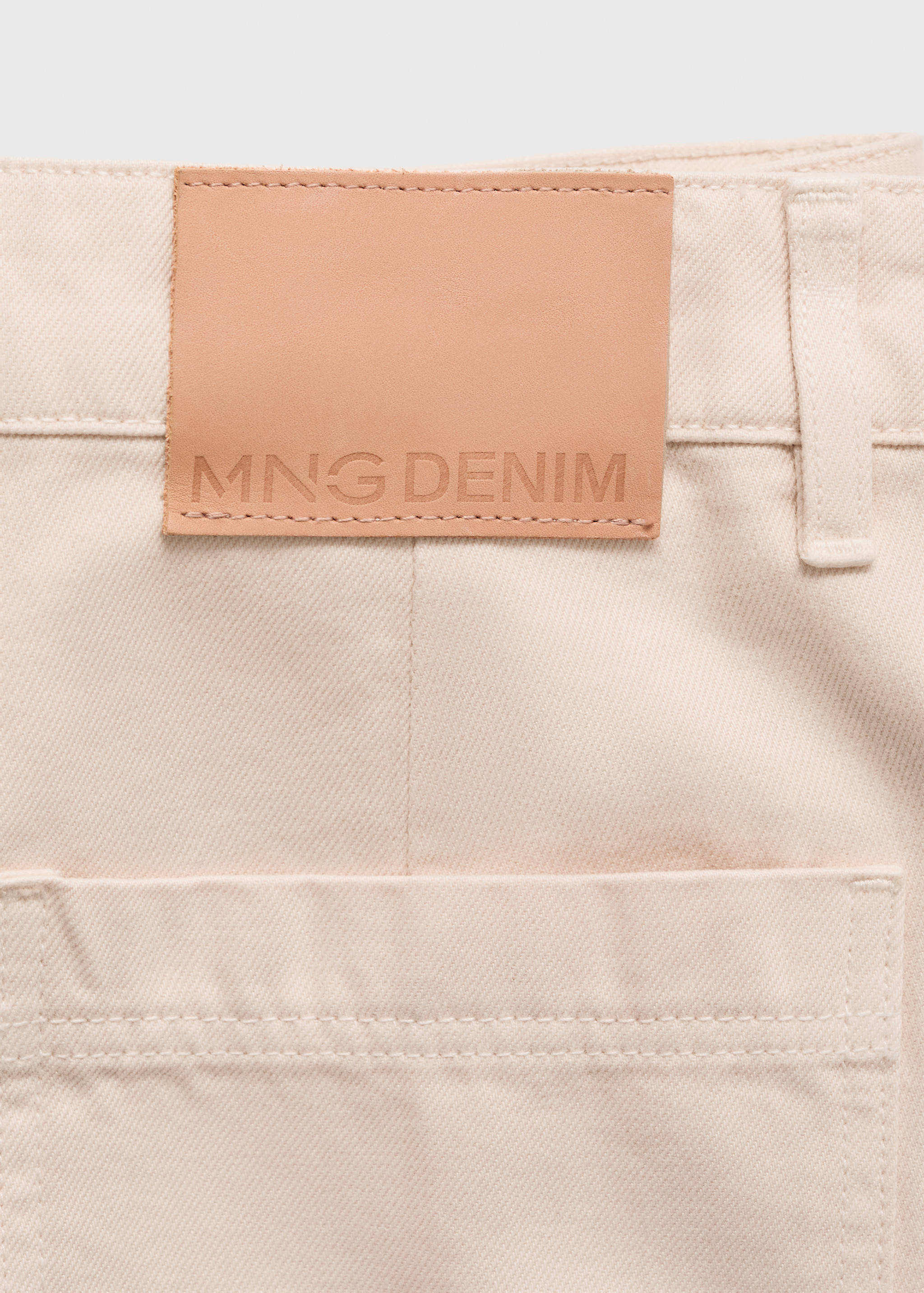 High-waisted wideleg jeans - Details of the article 0