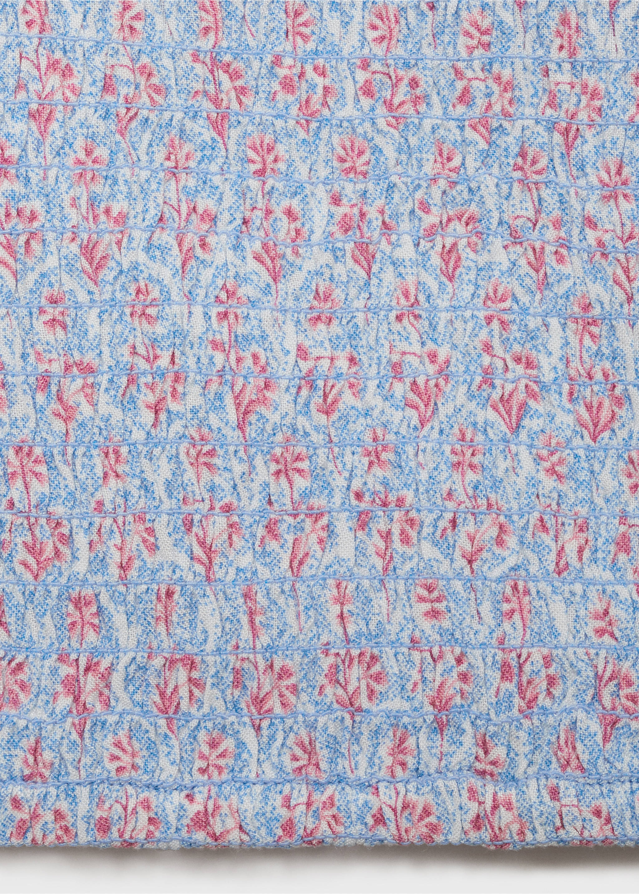 Top off-shoulder estampado - Detalle del artículo 0, Azul celeste. Ref: 87026339-00.