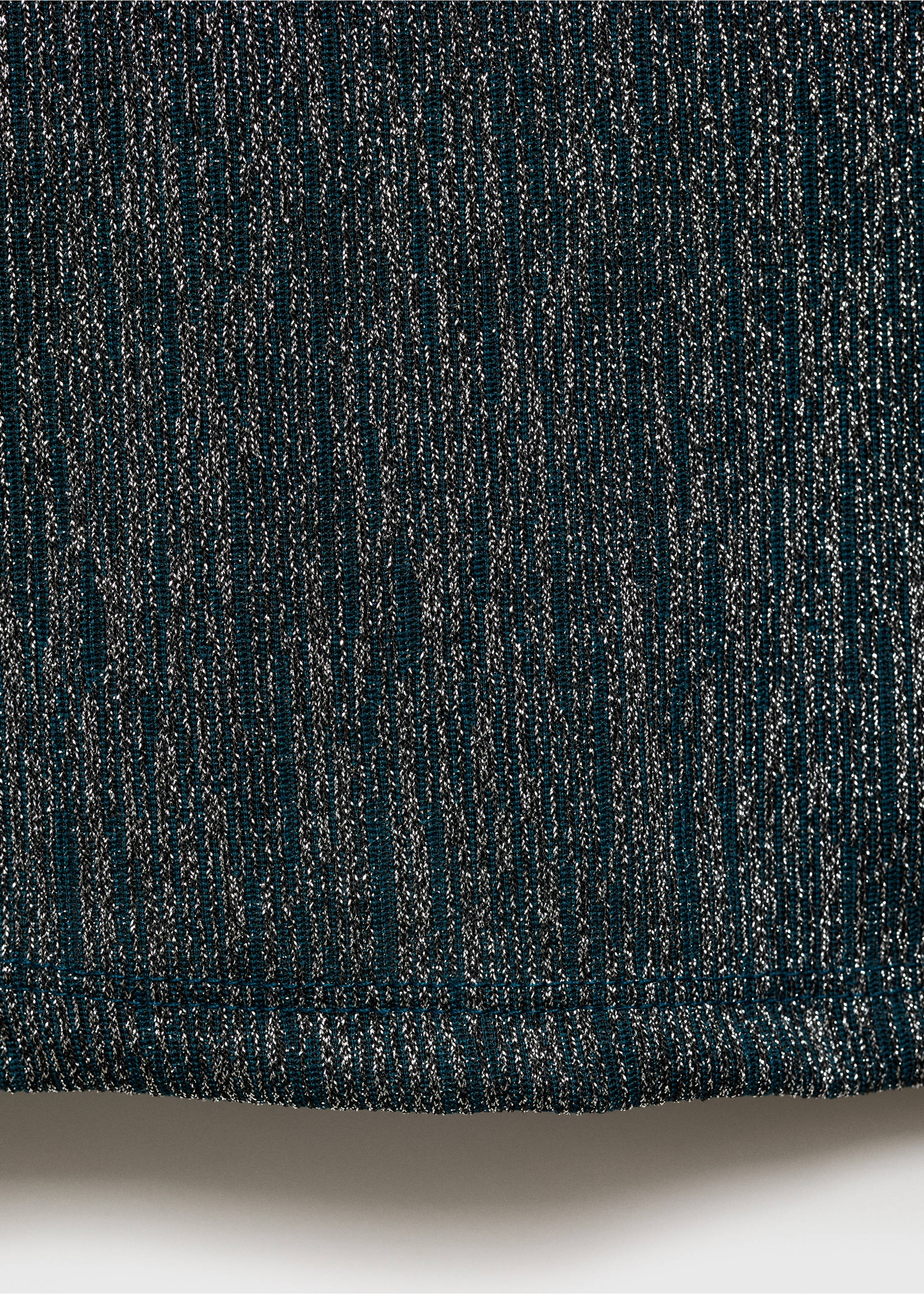 Metallic top - Details of the article 0, Petrol Blue. Ref: 87026342-00.