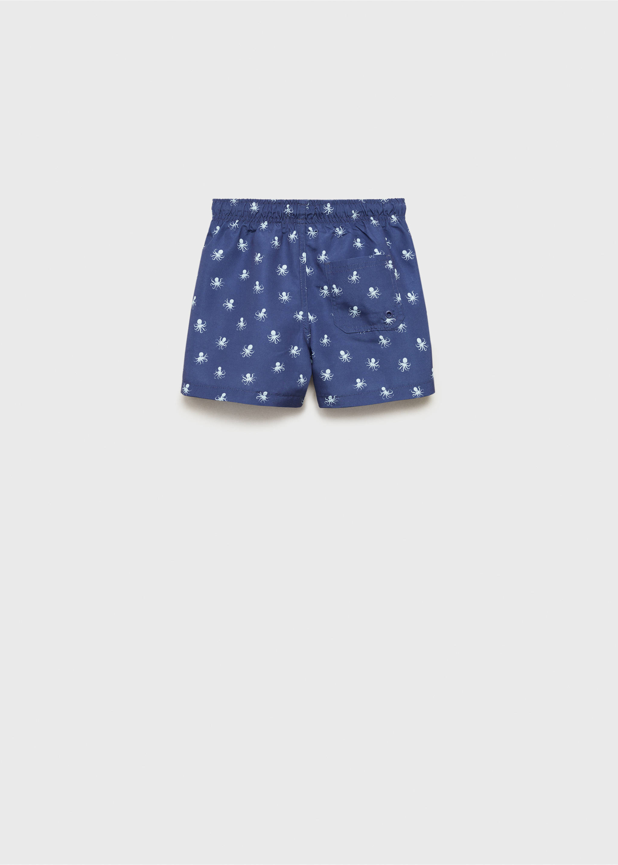 Octopus print swimsuit - Reverse of the article, Dark Navy. Ref: 87026345-00.