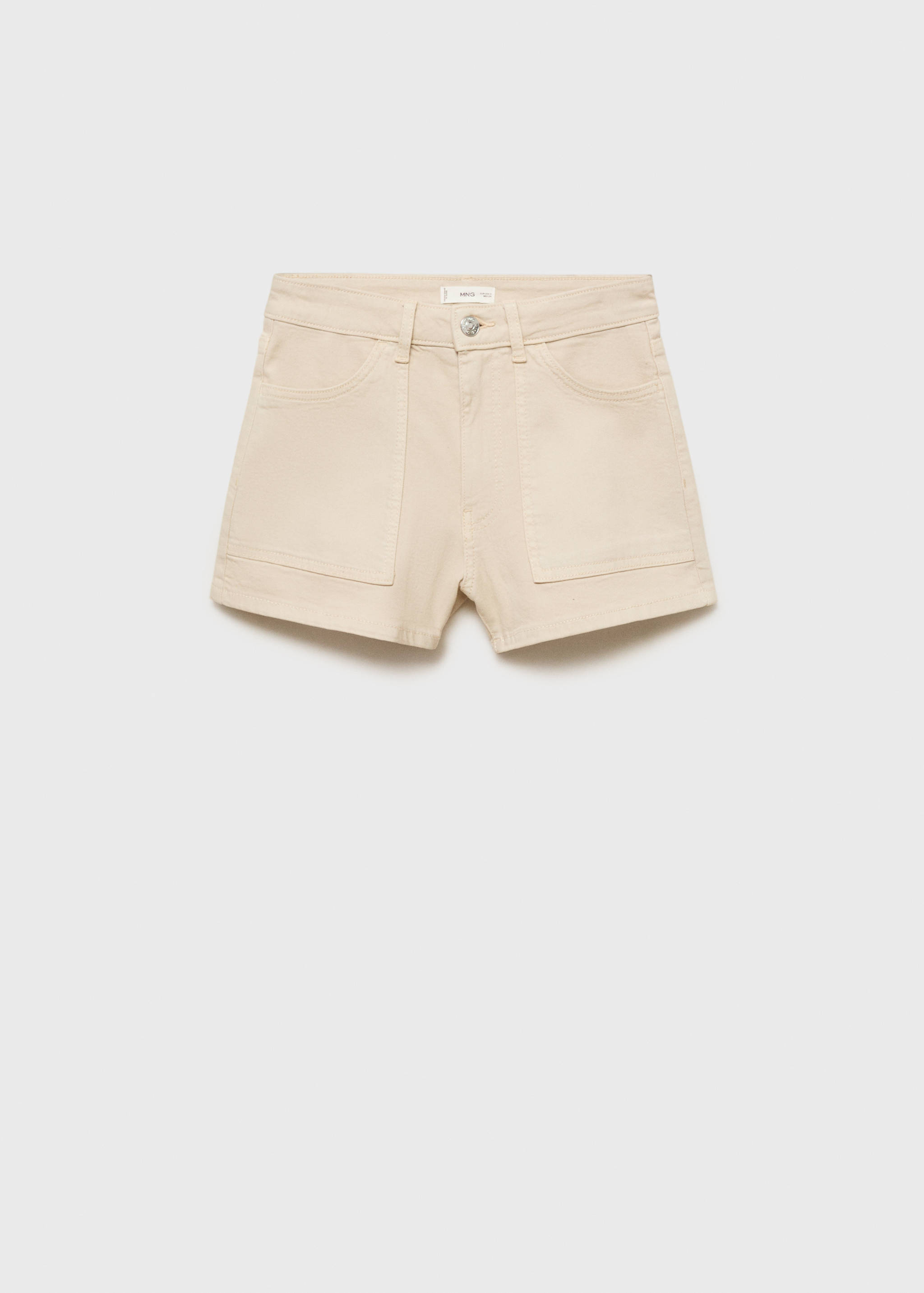 Denim shorts with pockets - Article without model
