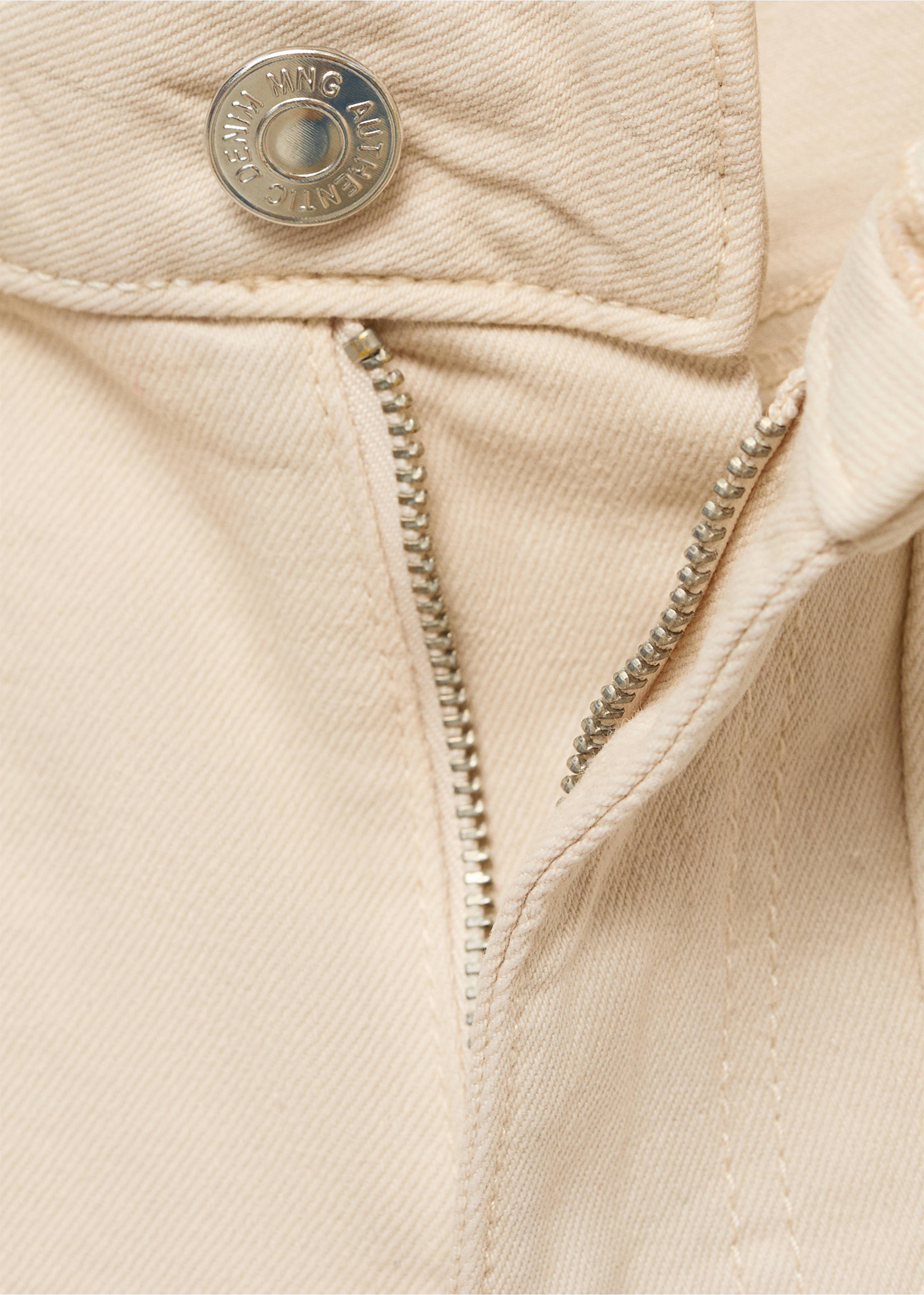Denim shorts with pockets - Details of the article 0, Light/Pastel Grey. Ref: 87026347-00.