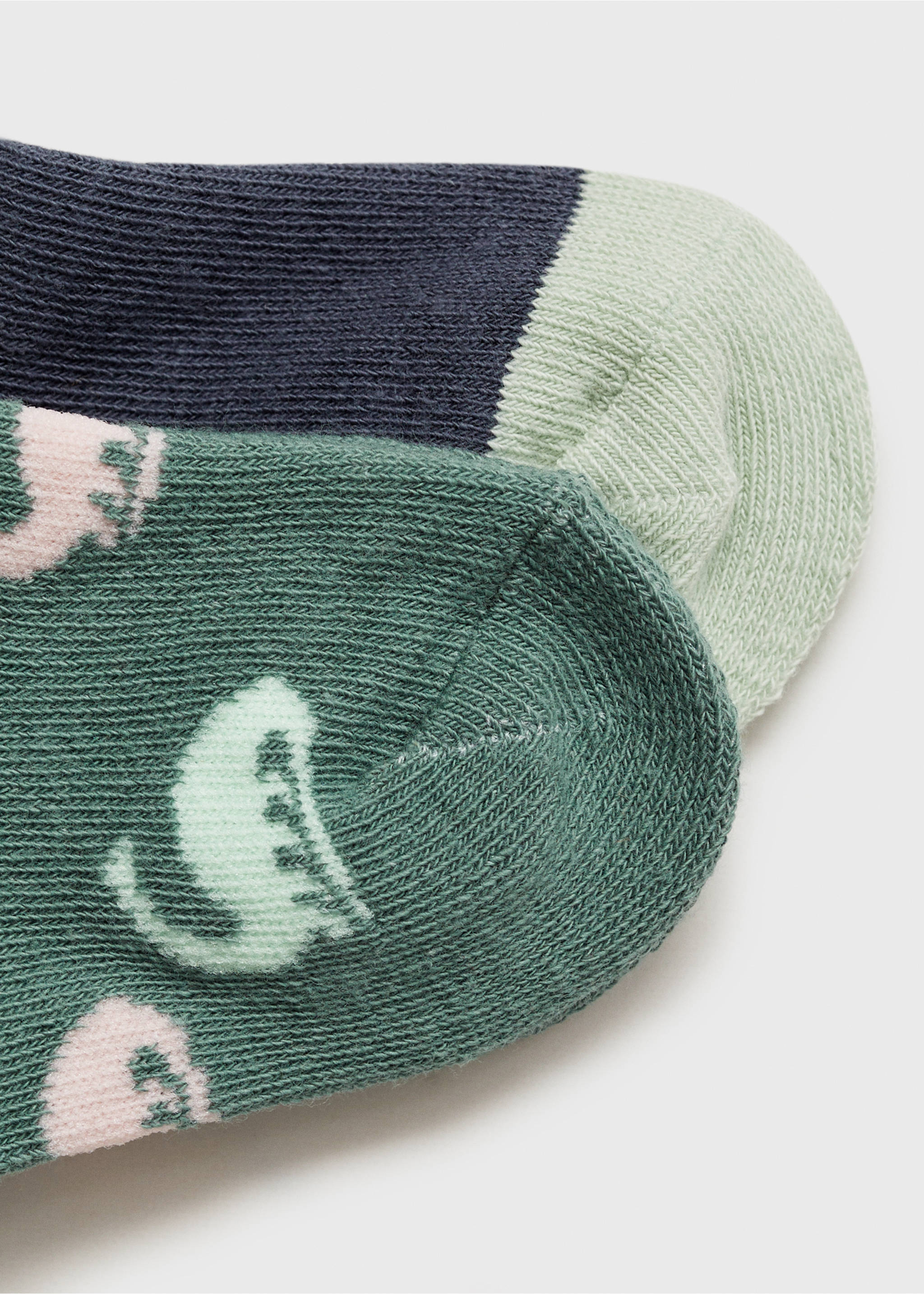 2 pack mixed socks - Details of the article 8, Green. Ref: 87026351-00.