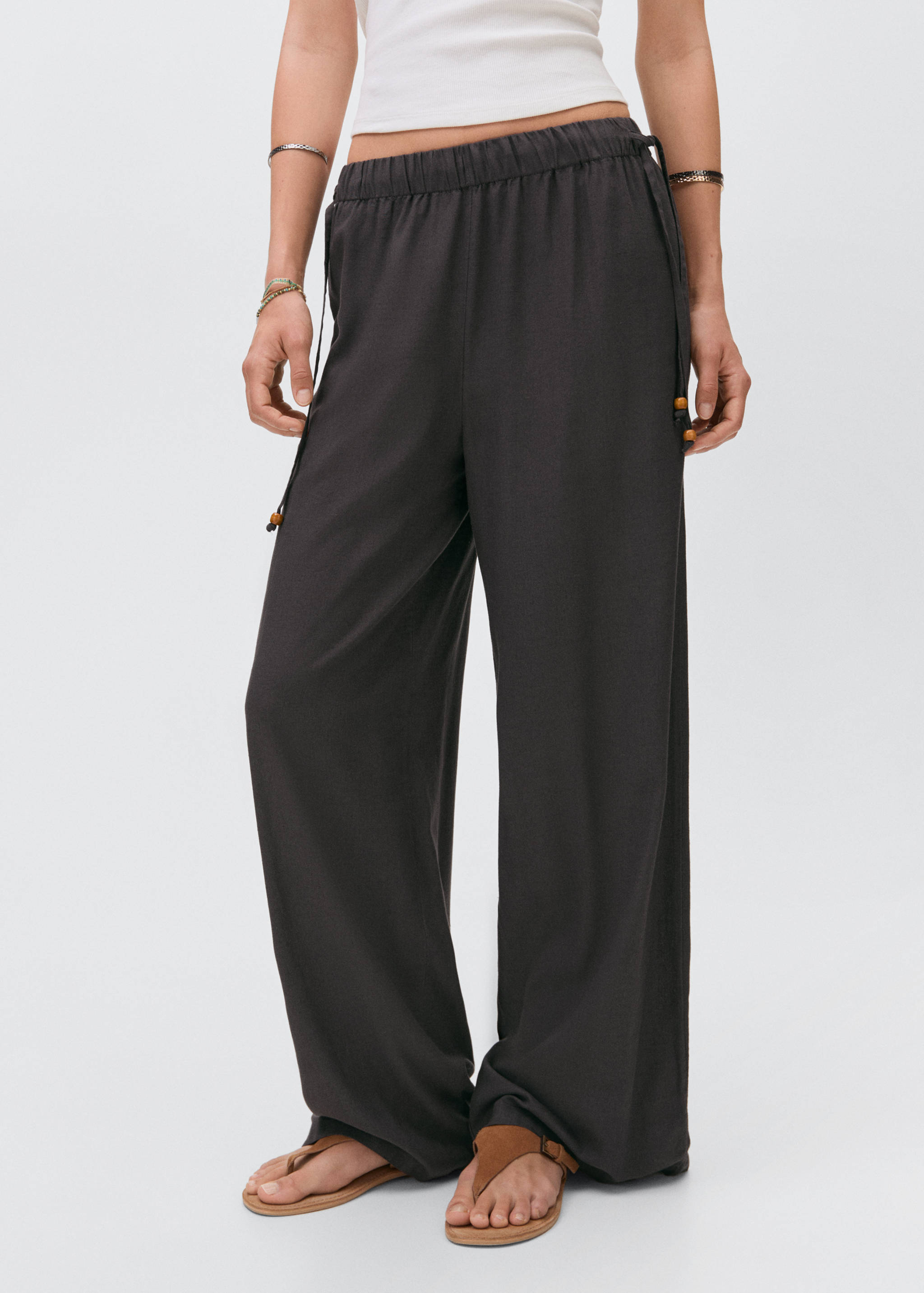 Long linen pants - Medium plane