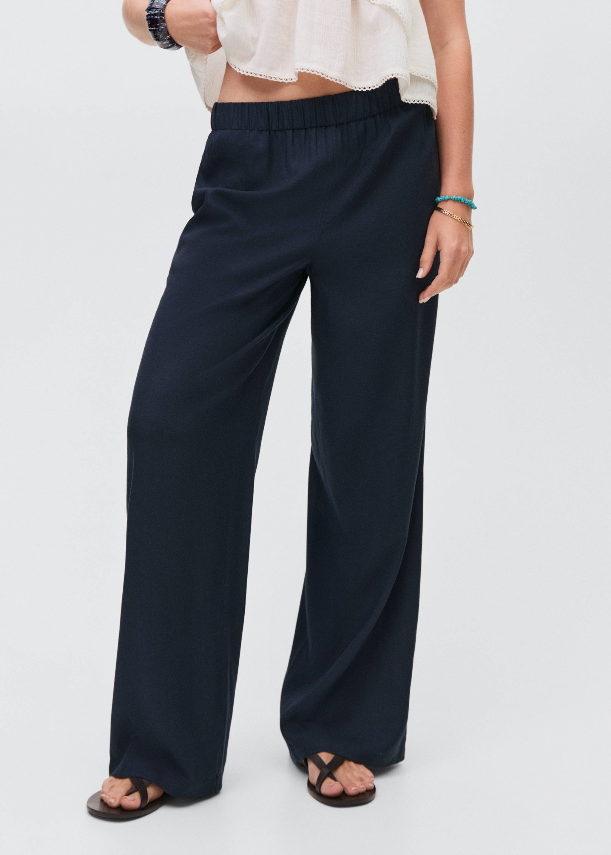 Pantalons rectes lli - Detall de l'article 3