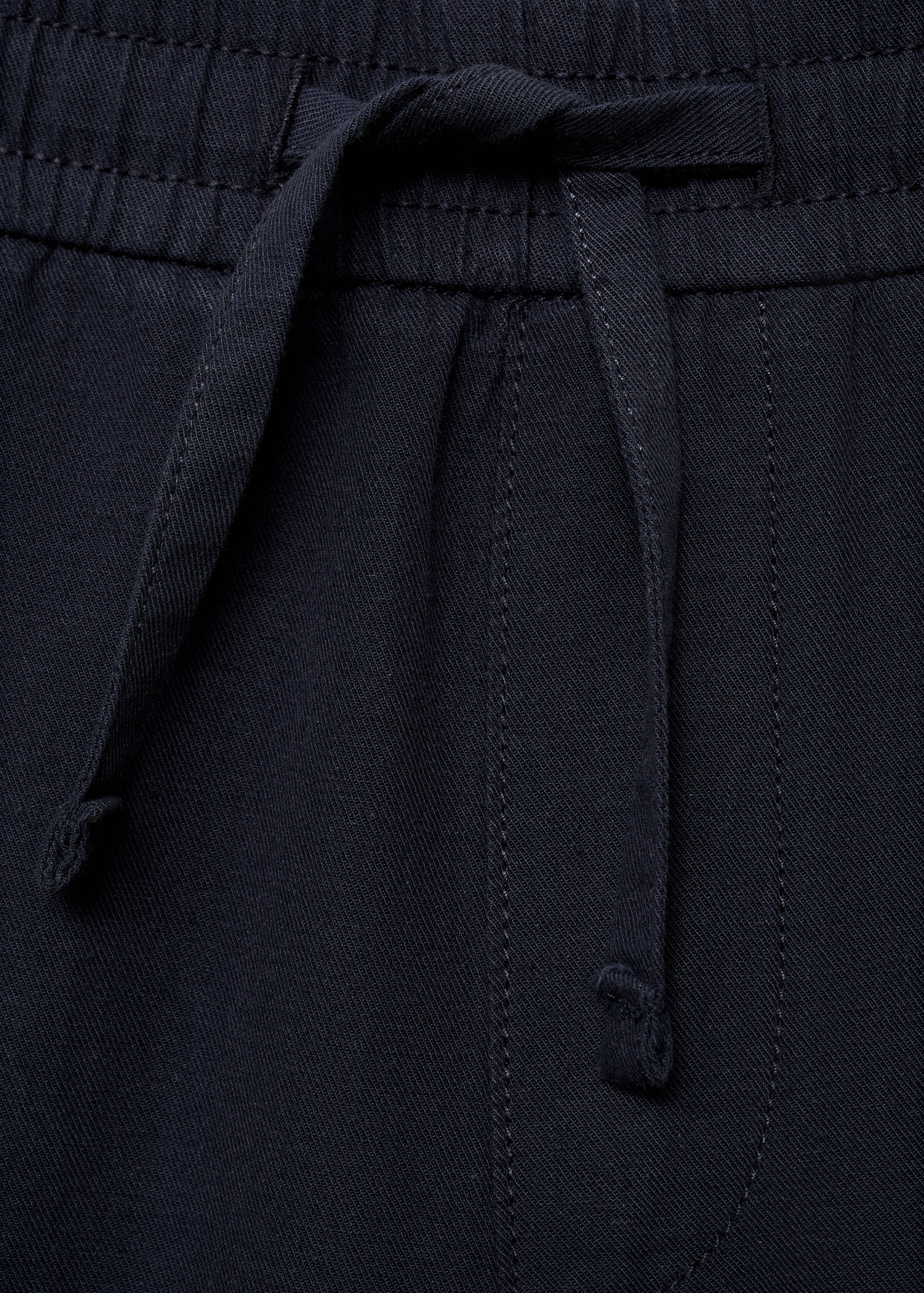 Linen jogger trousers - Details of the article 8