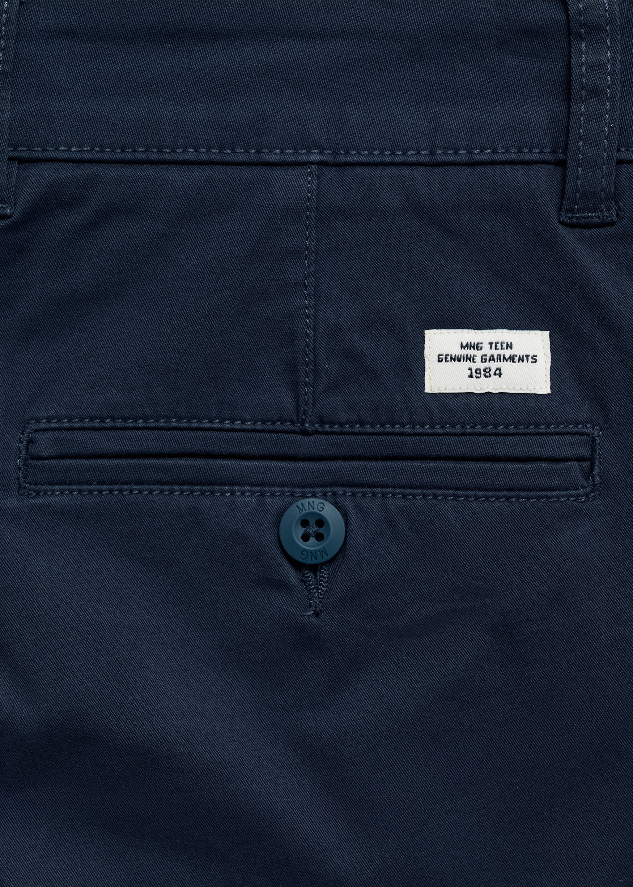 Bermuda coton - Détail de l'article 0, Bleu marine. Ref: 87026359-00.