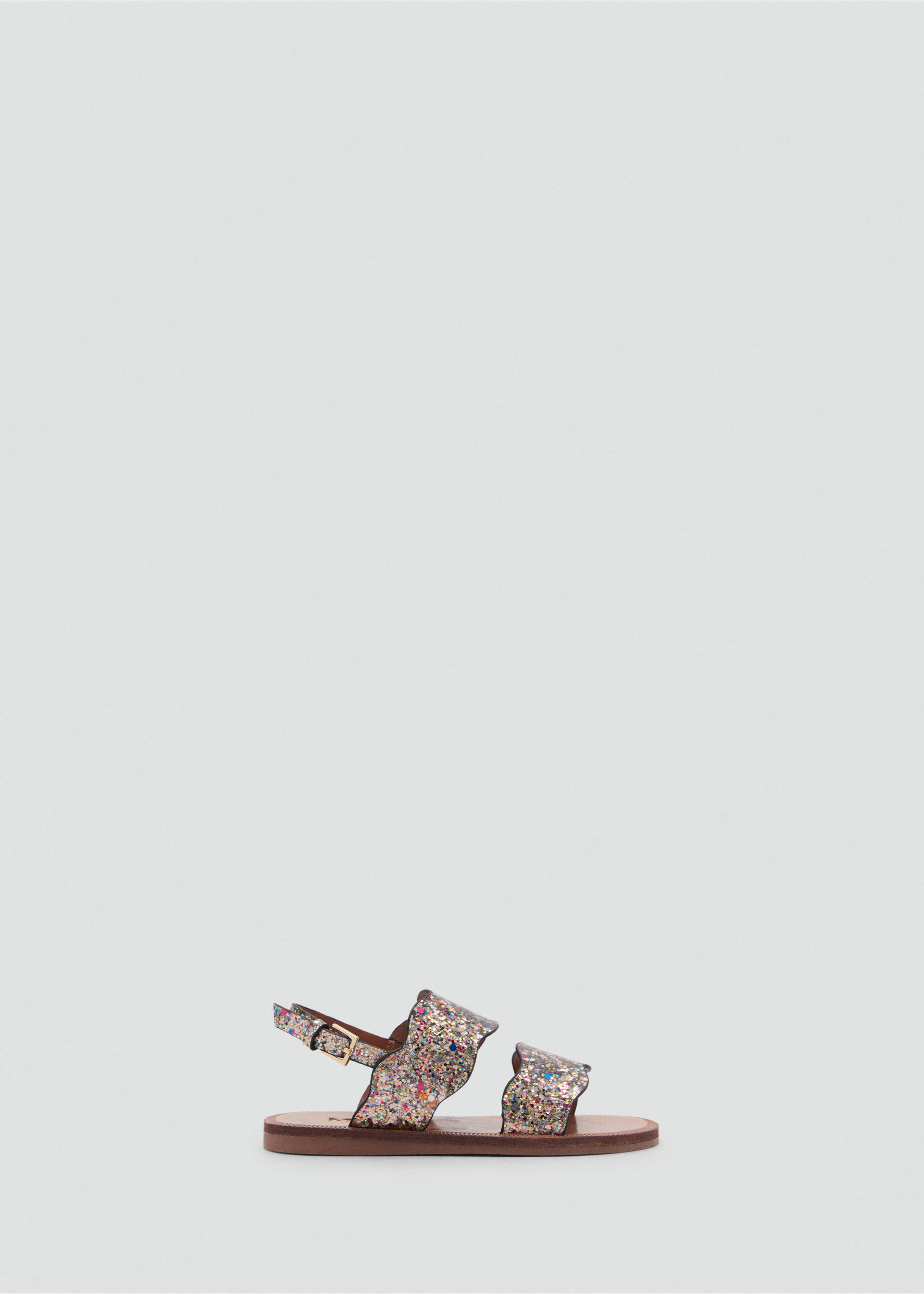 Sandals with glitter strap - Article without model, Light/Pastel Purple. Ref: 87026361-00.