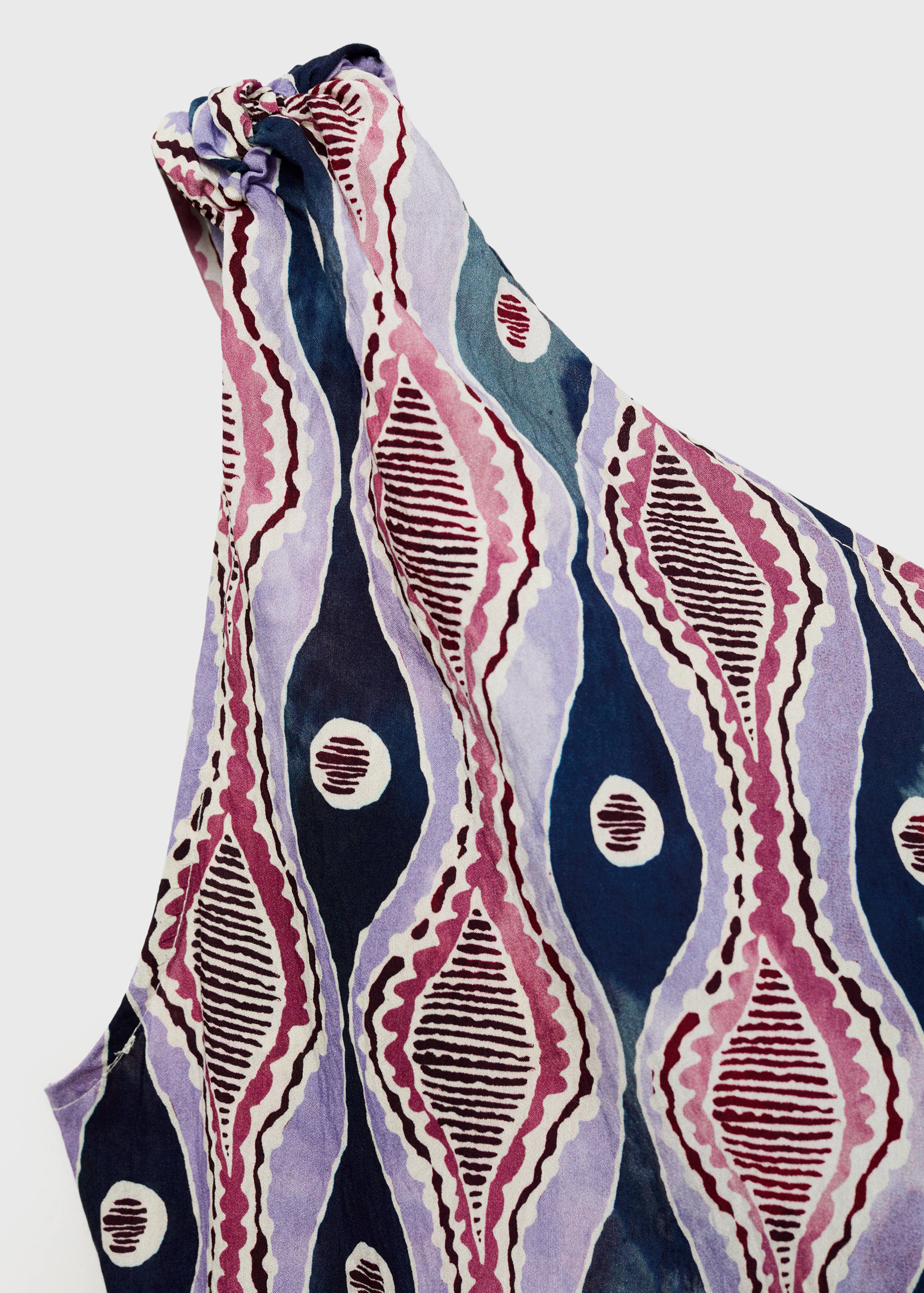 Printed asymmetrical dress - Details of the article 8