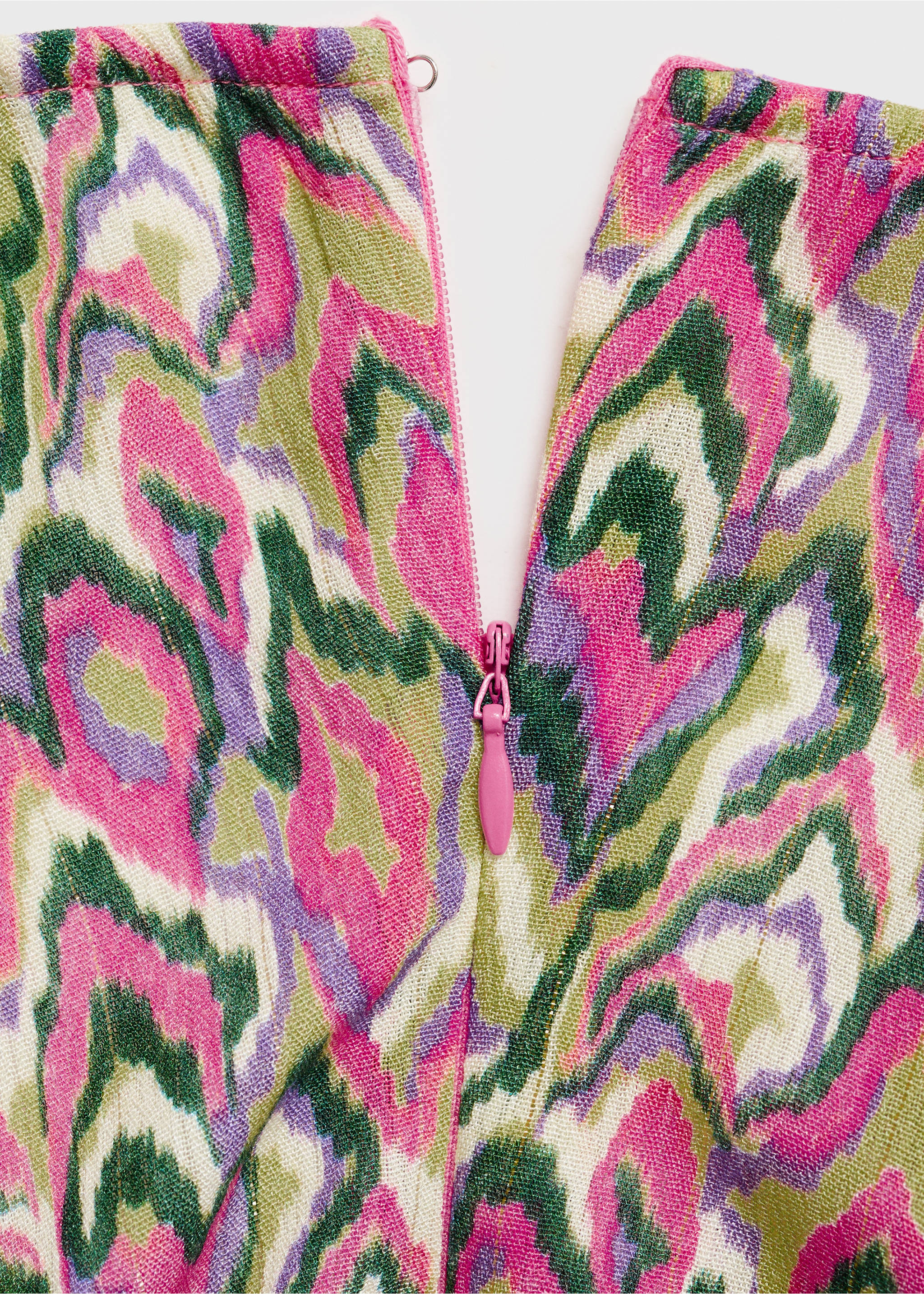 Robe imprimée à nœud - Détail de l'article 0, Citron vert. Ref: 87026367-00.