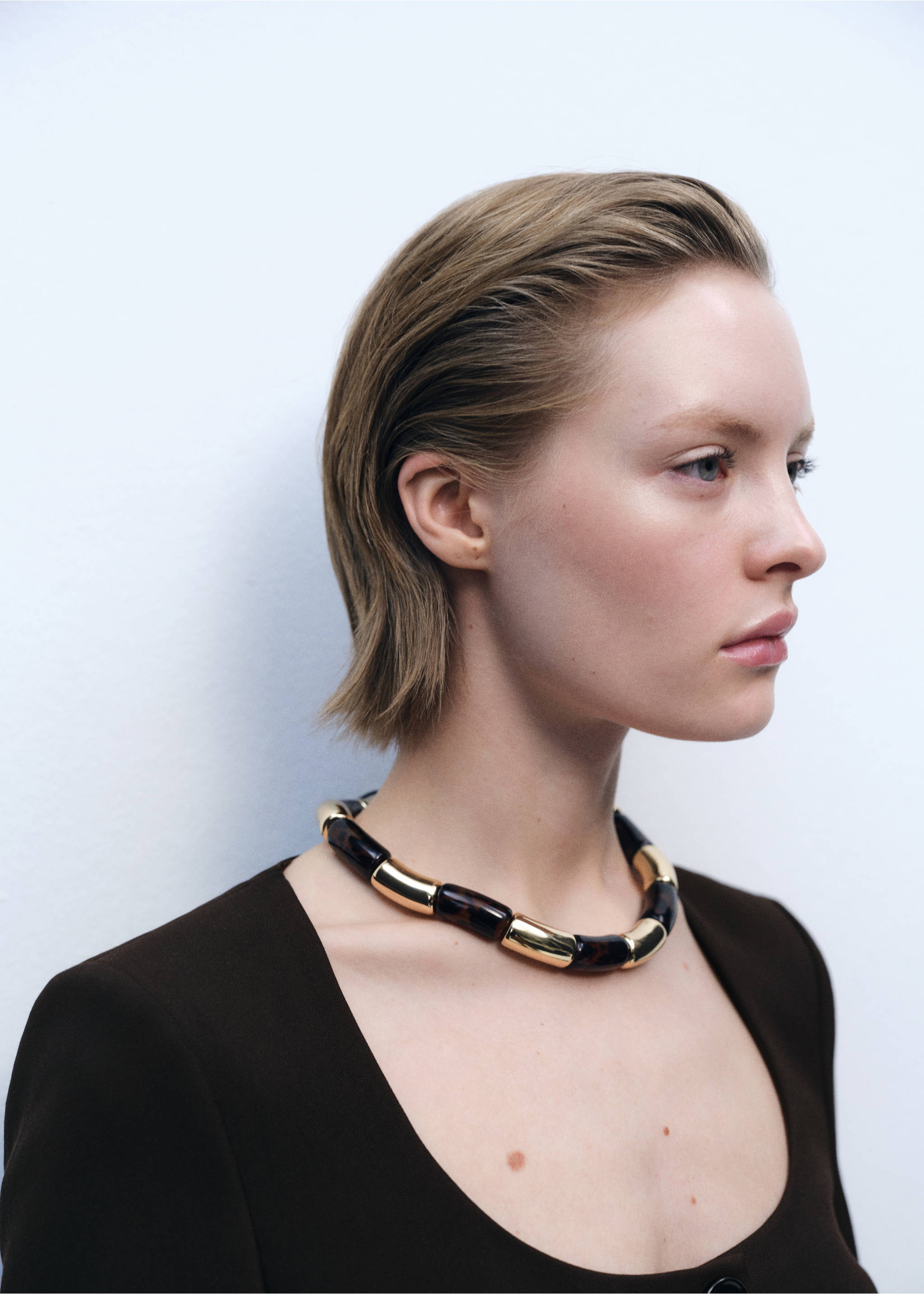 Blazer costume ceinture - Détail de l'article 1, Chocolat. Ref: 87026374-00.