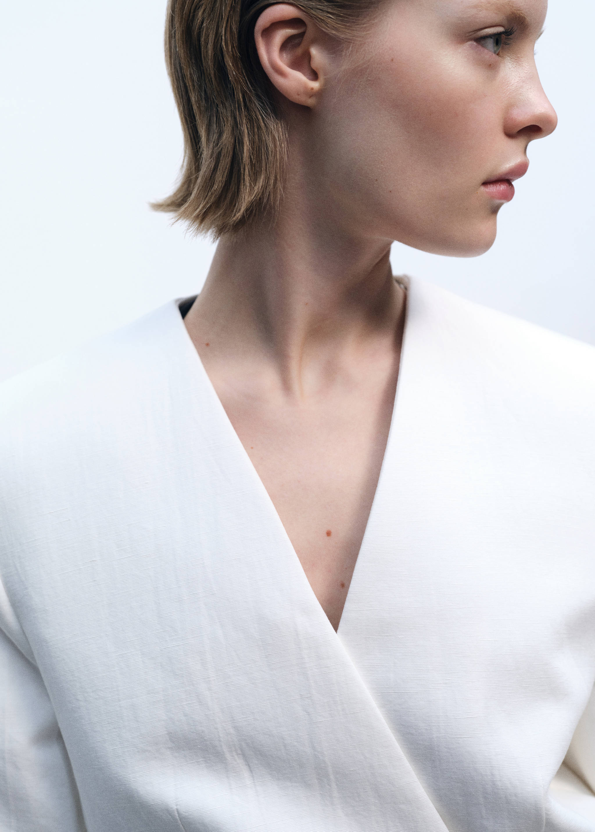 Blazer en mélange de lyocell et de lin - Détail de l'article 1