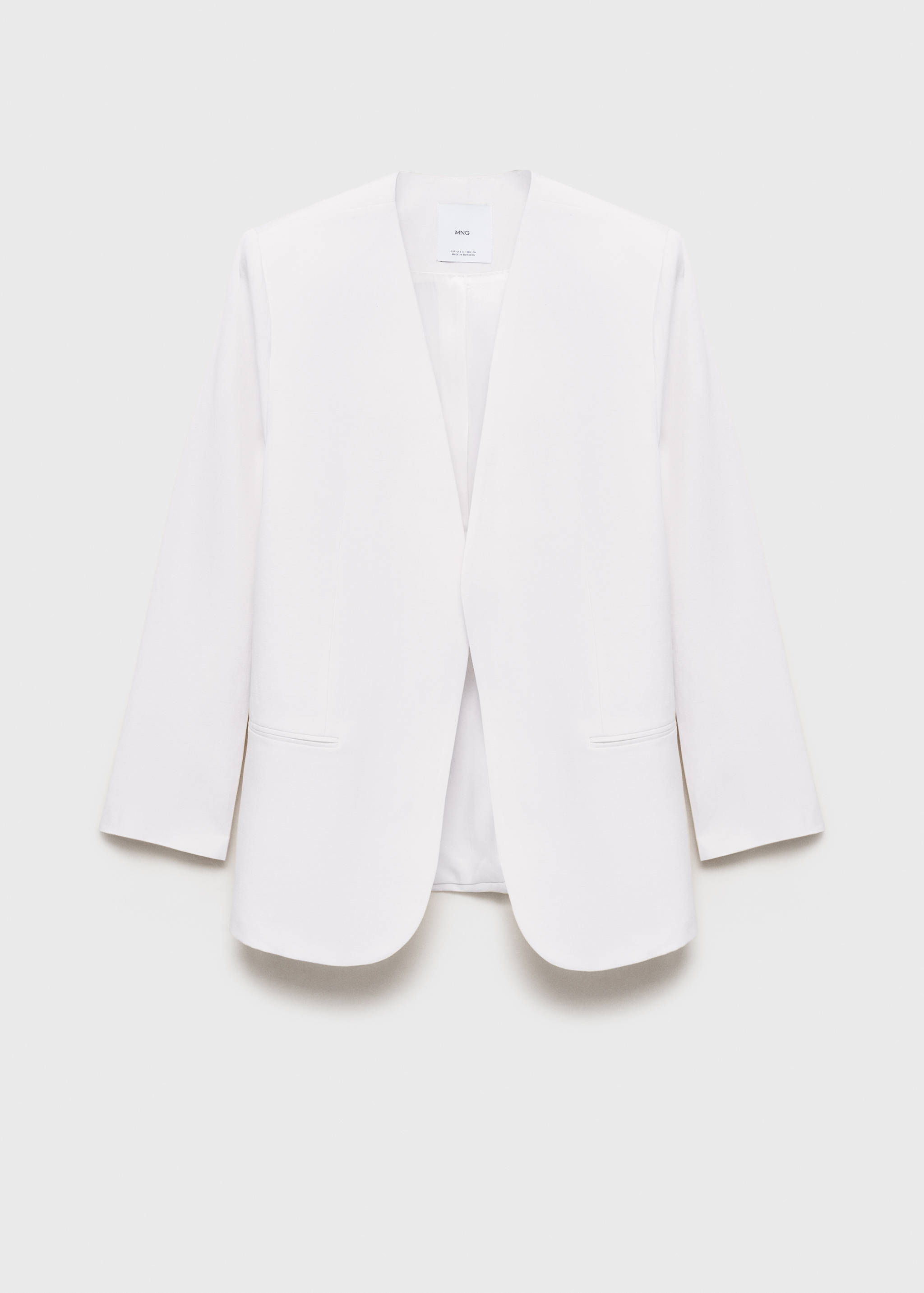 Blazer van een lyocell- en linnenblend - Artikel zonder model