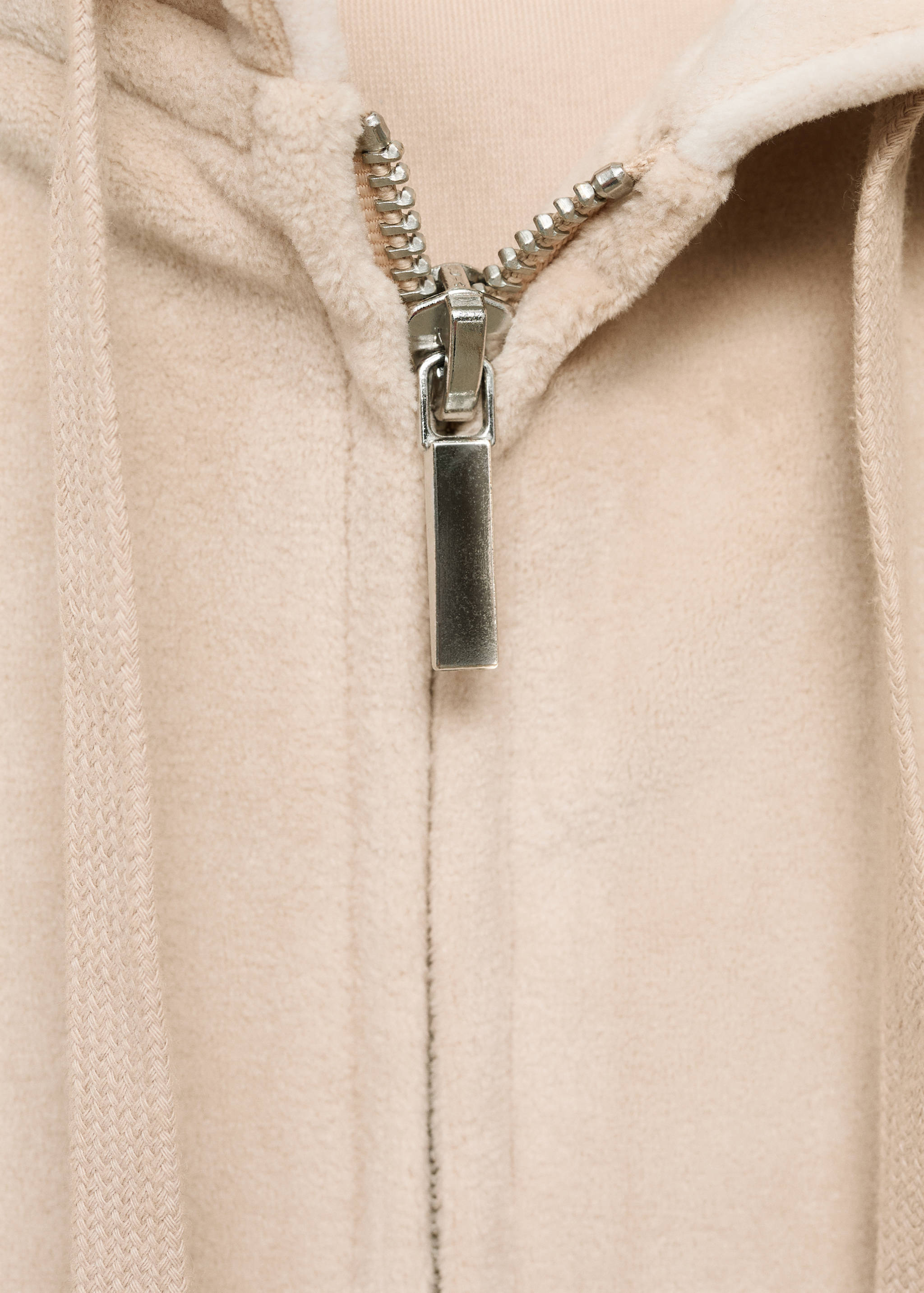 Velour sweatshirt with soft touch - Details of the article 8
