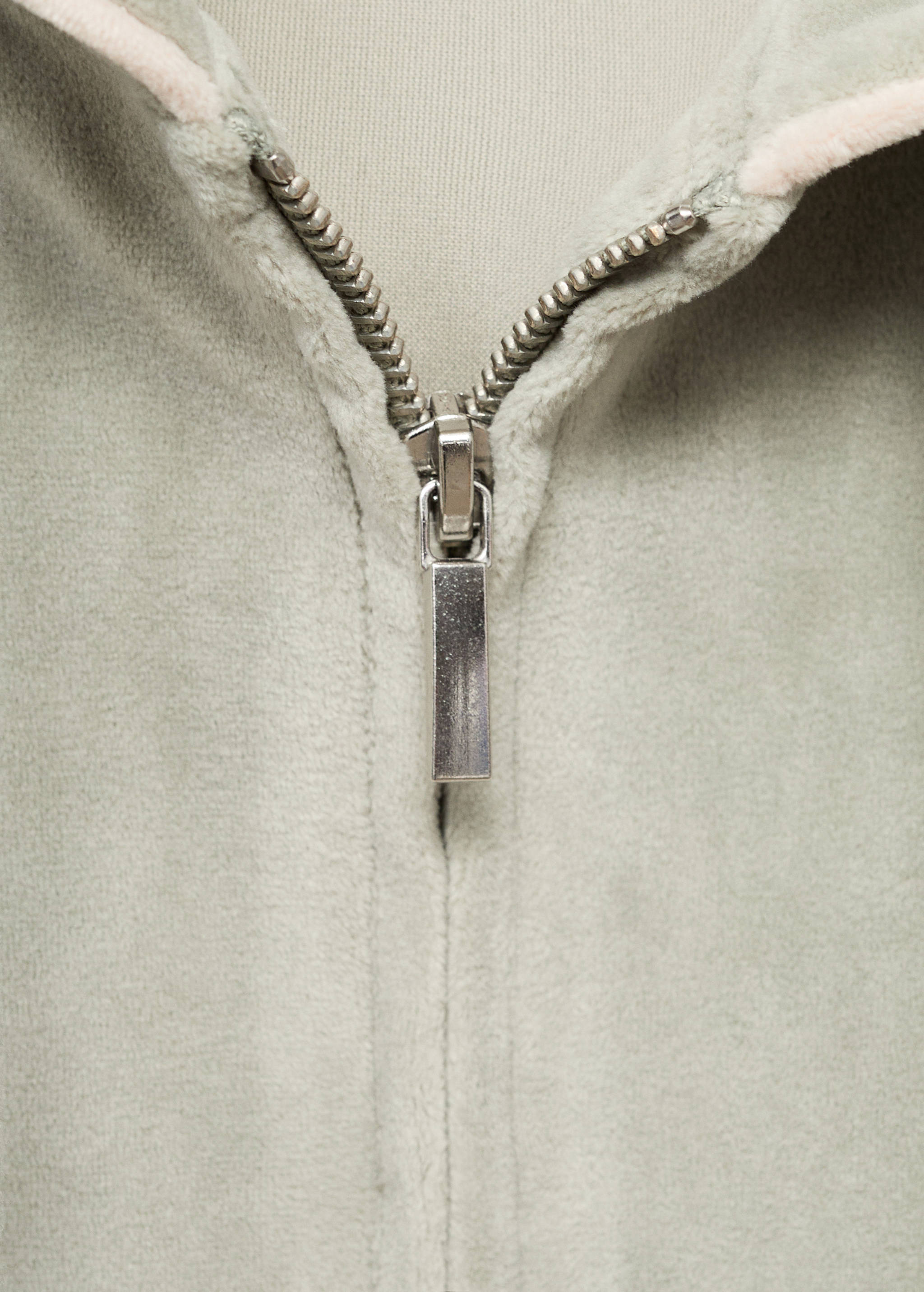 Velour sweatshirt with soft touch - Details of the article 8