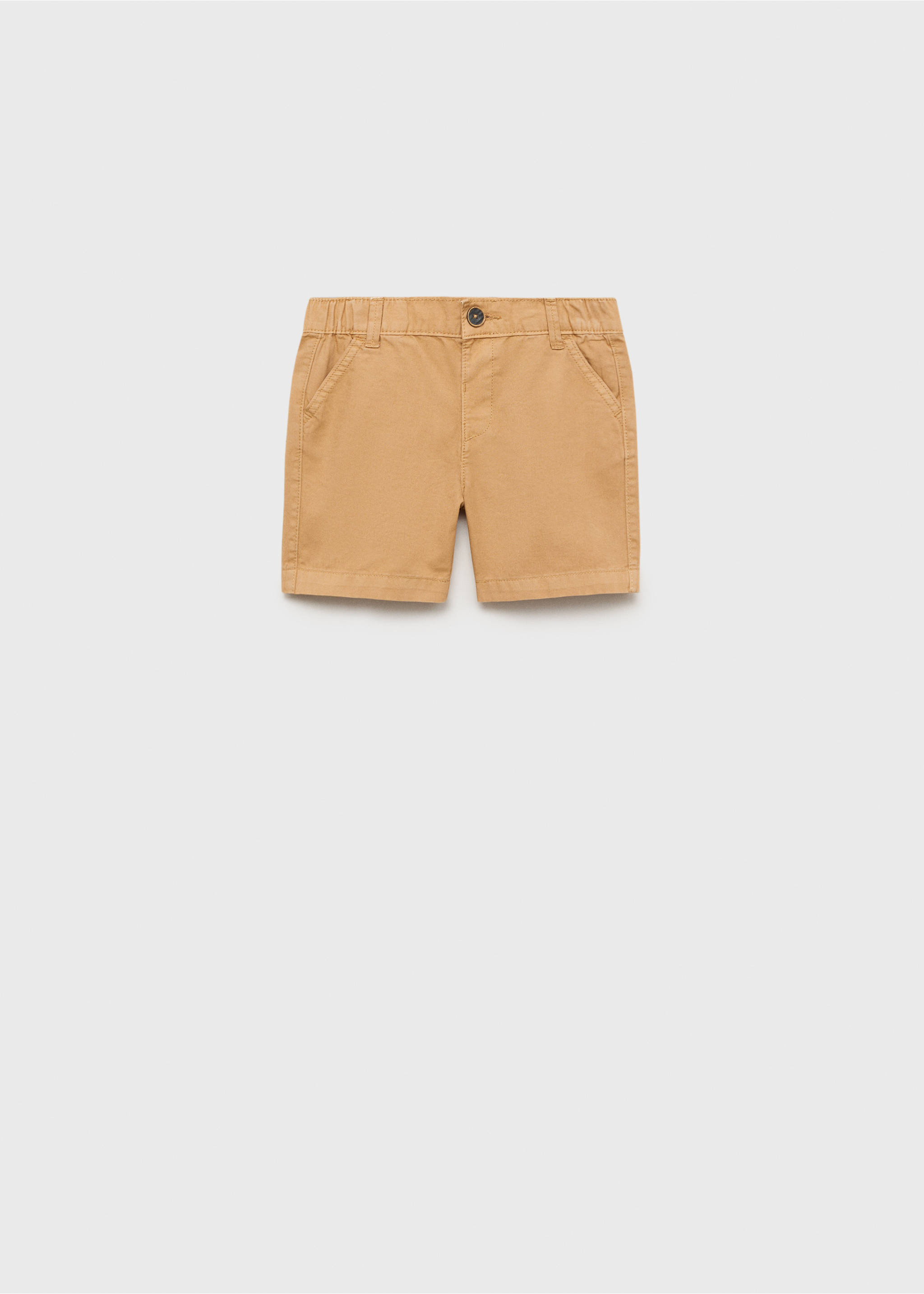 Cotton Bermuda shorts - Article without model, Mustard. Ref: 87026715-00.