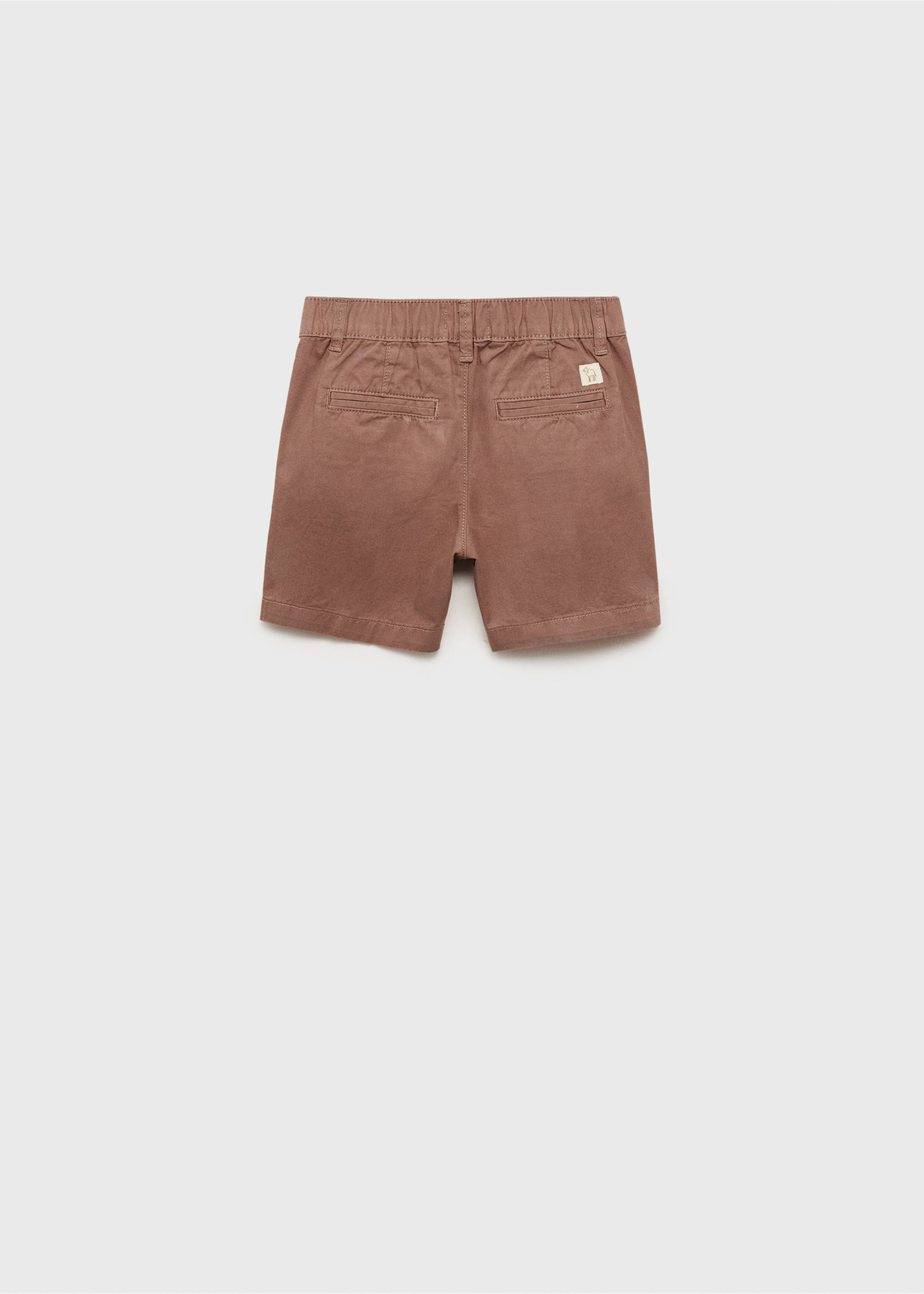Cotton Bermuda shorts - Reverse of the article, Burnt Orange. Ref: 87026715-00.