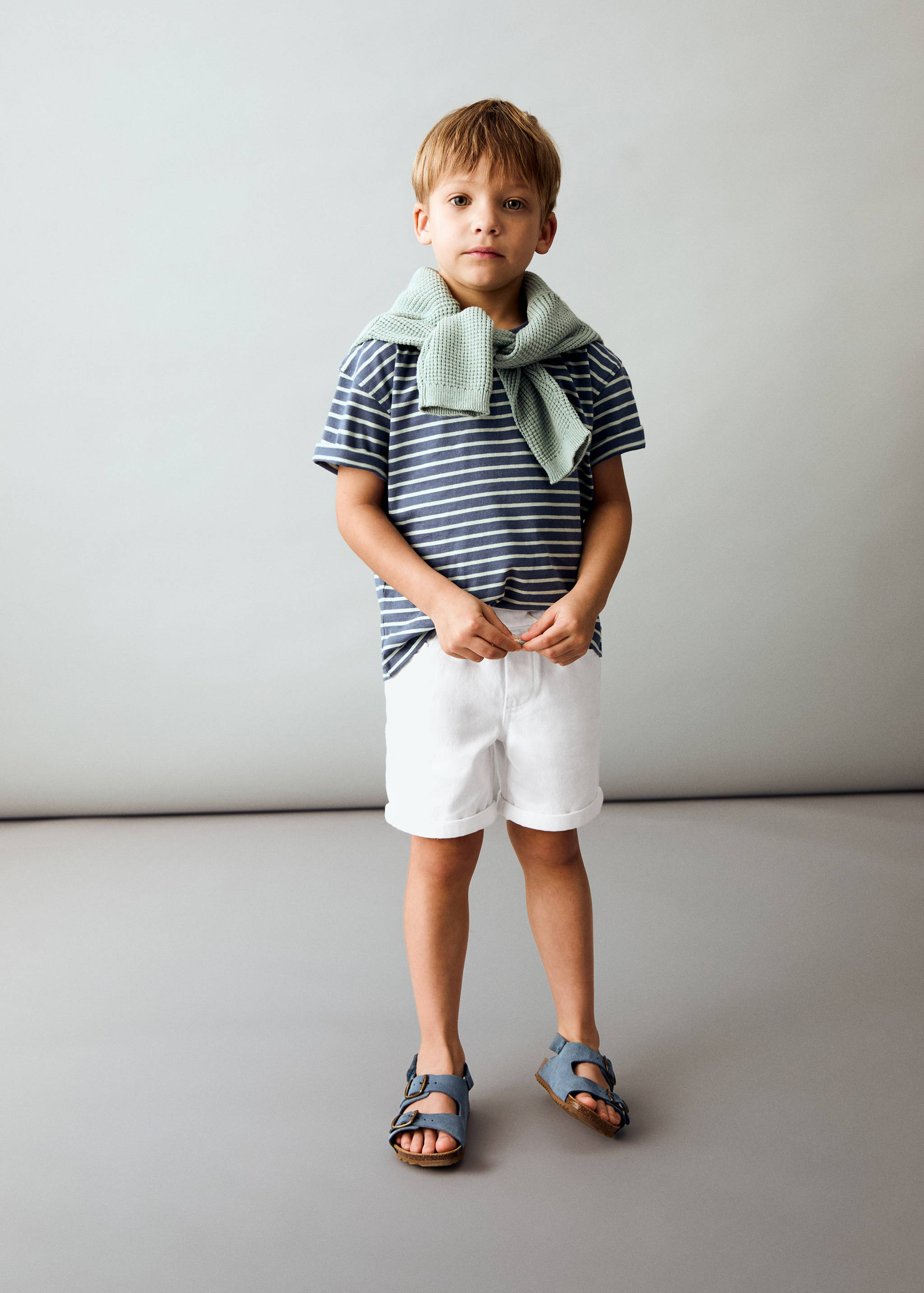 Bermuda denim cordon - Plan général