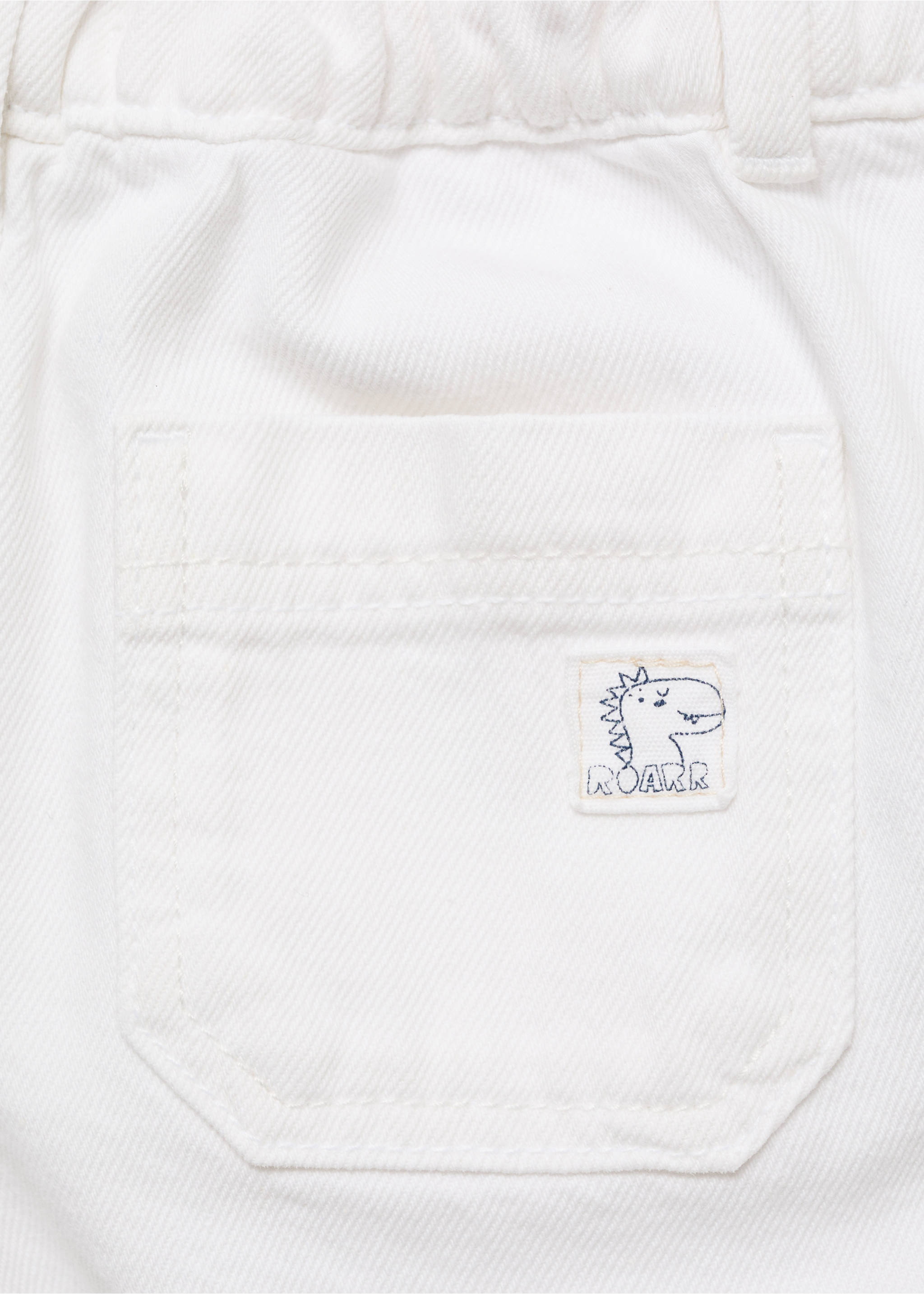 Bermuda denim cordon - Détail de l'article 0, Blanc. Ref: 87026716-00.