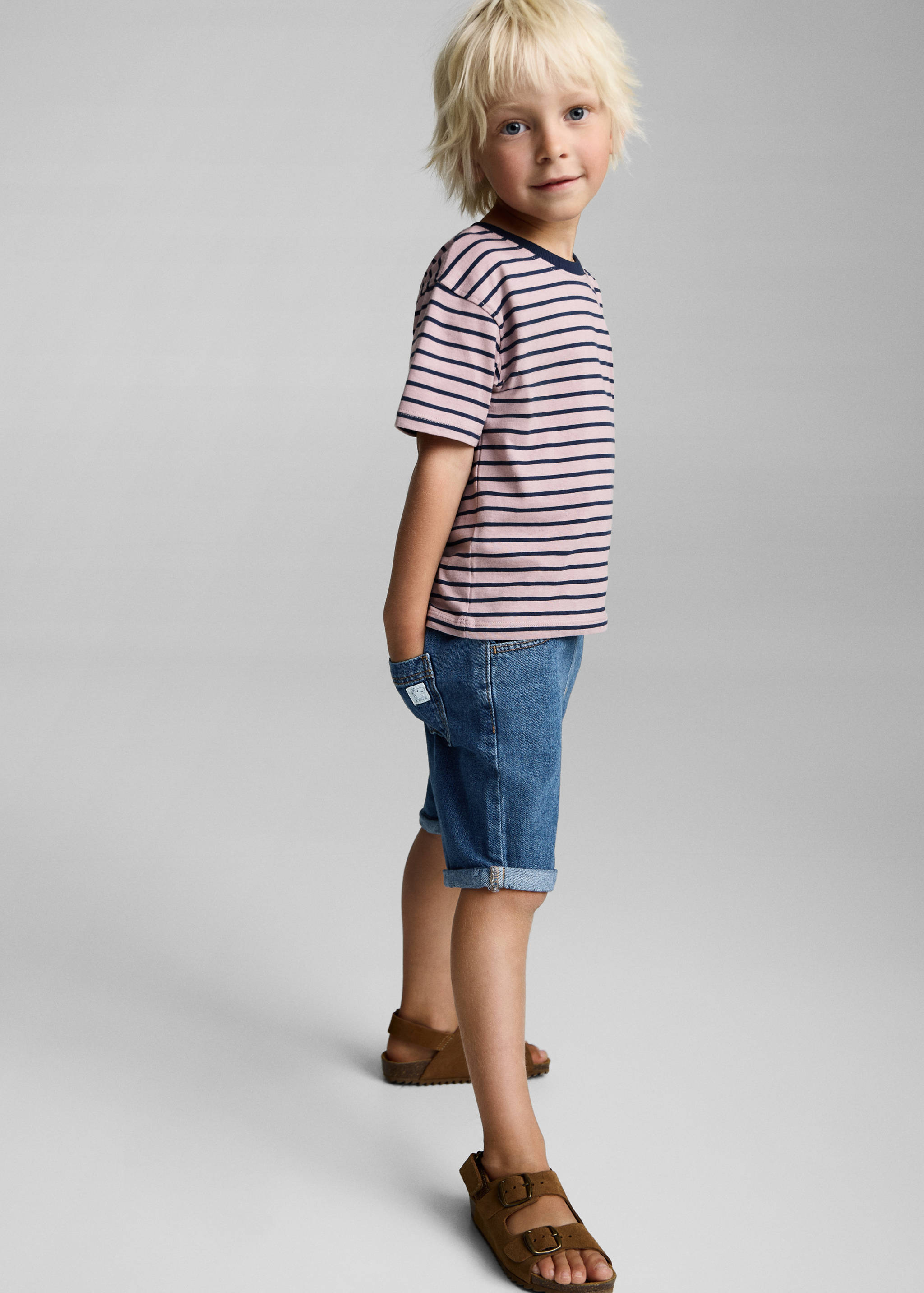 Bermuda denim cordon - Plan général