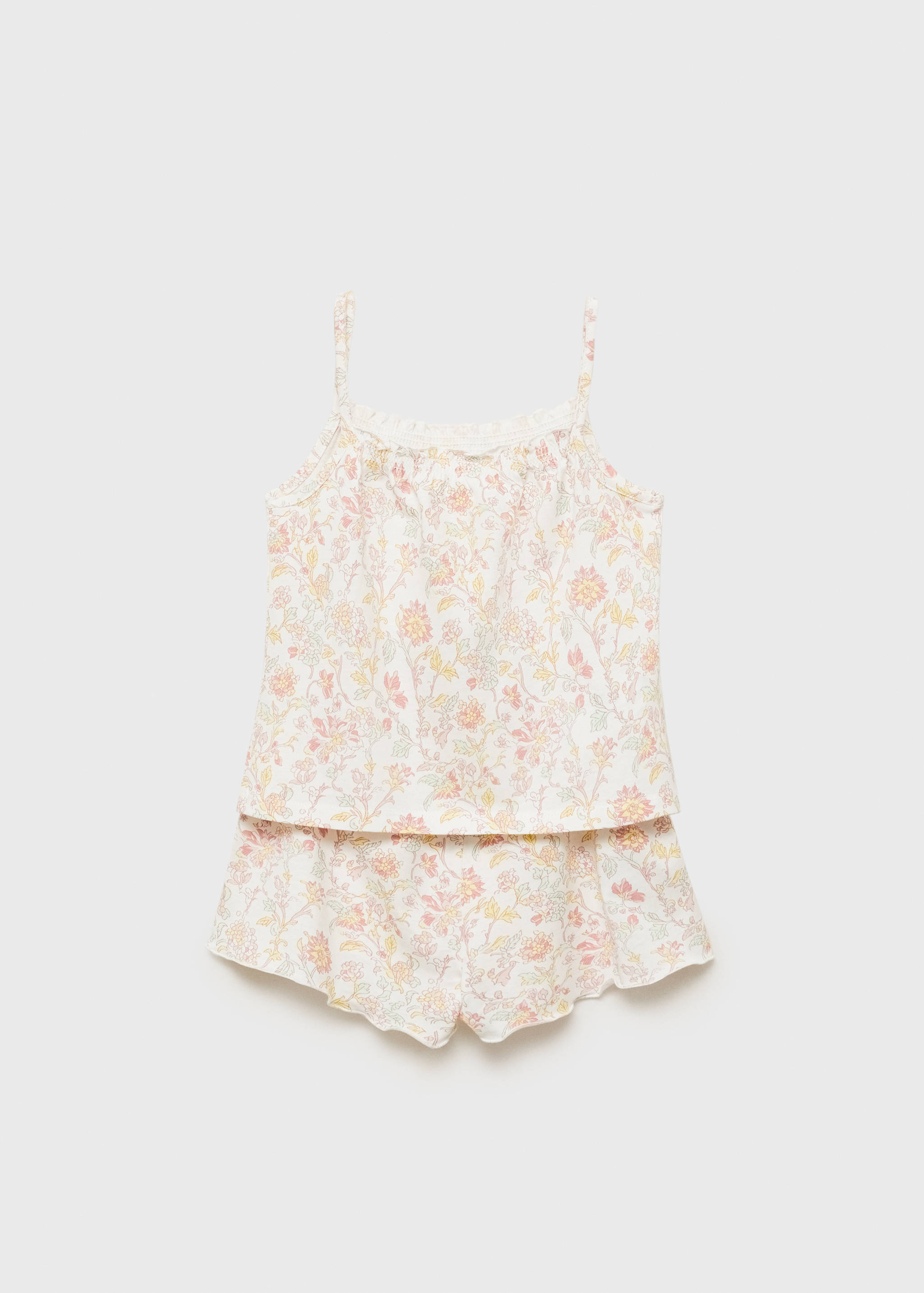 Floral-print pyjamas - Reverse of the article