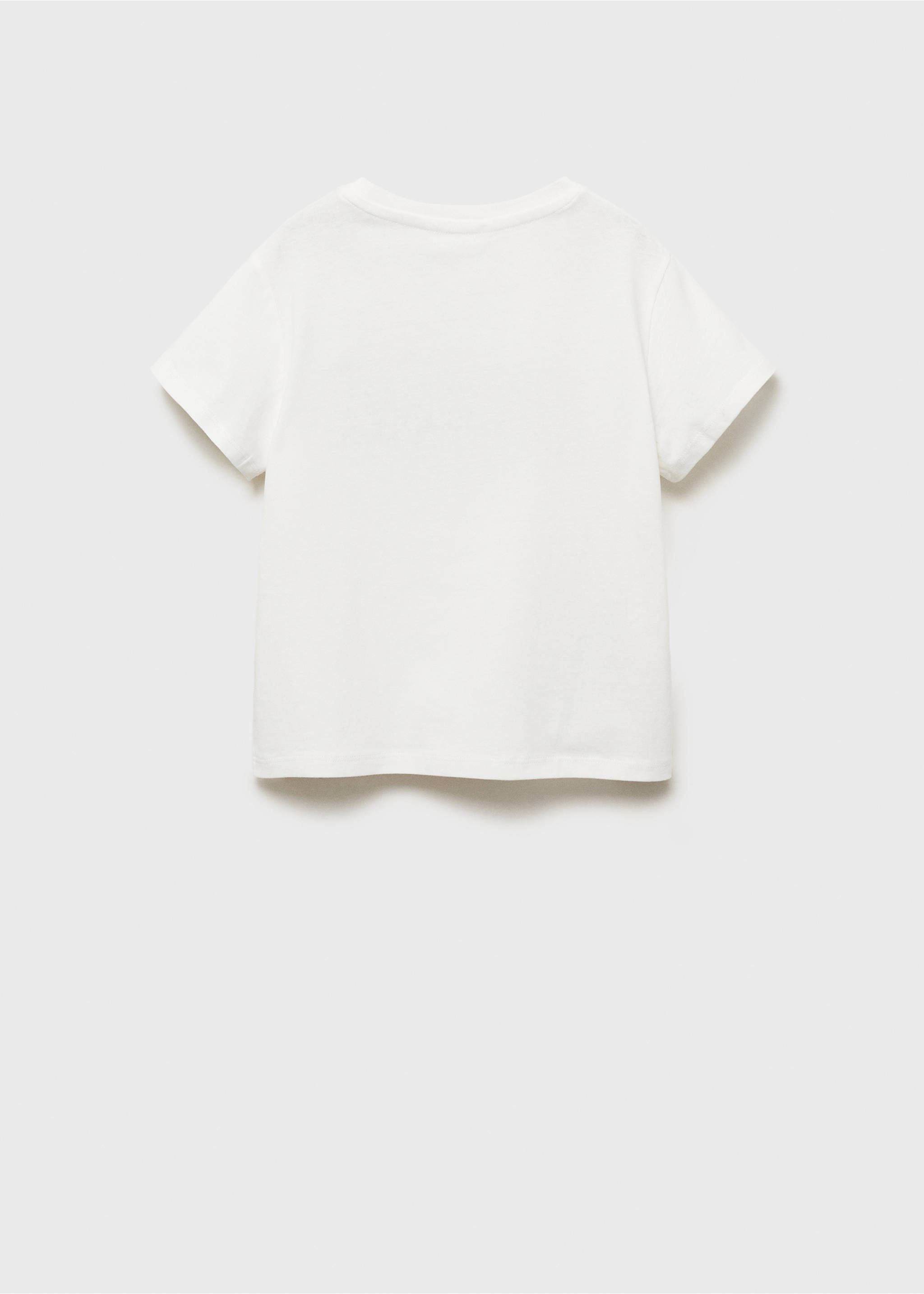 Samarreta missatge relleu - Revers de l'article, Blanc trencat. Ref: 87026720-00.