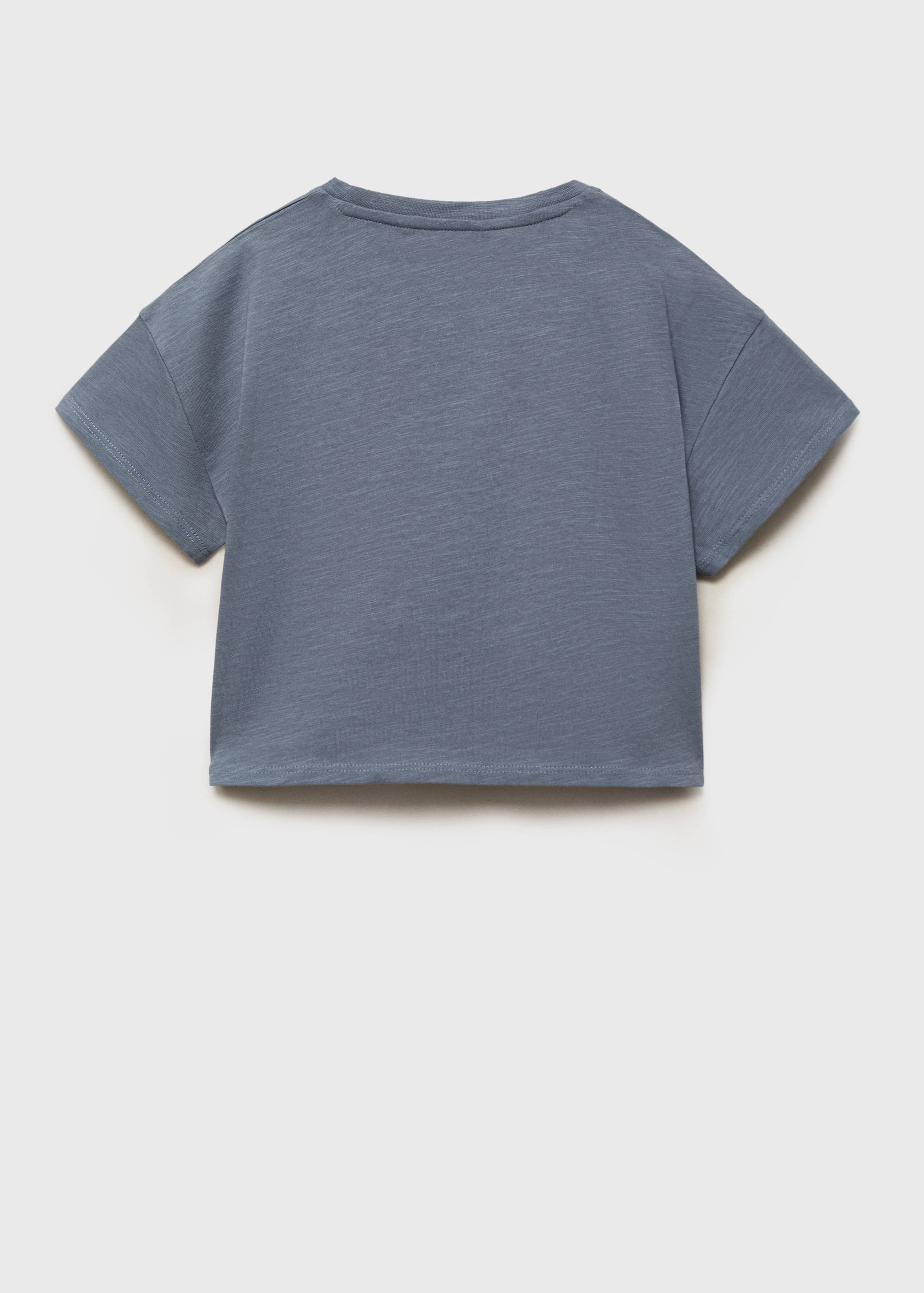 Printed cropped t-shirt - Reverse of the article