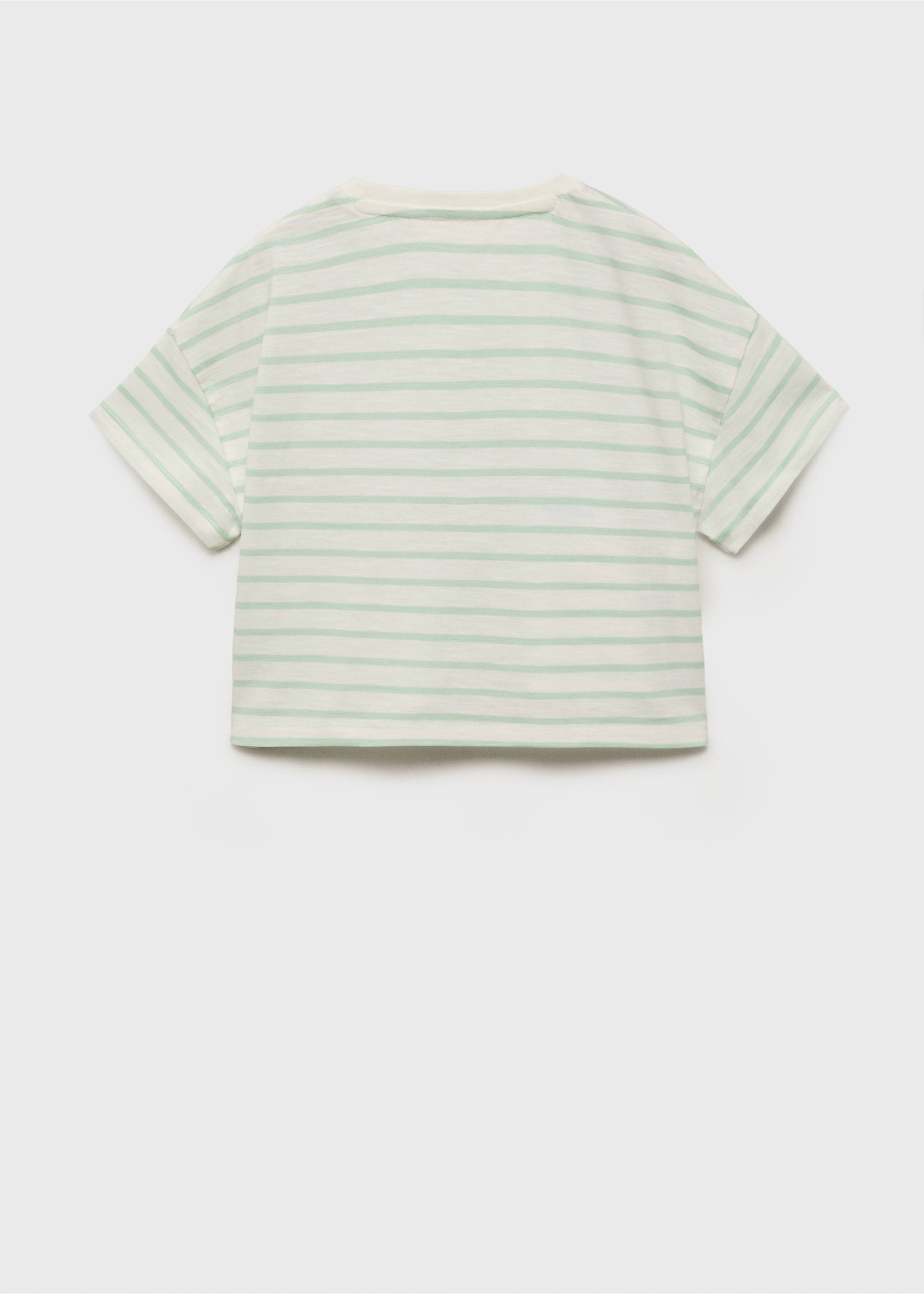 Patch striped t-shirt - Reverse of the article, Off White. Ref: 87026723-00.