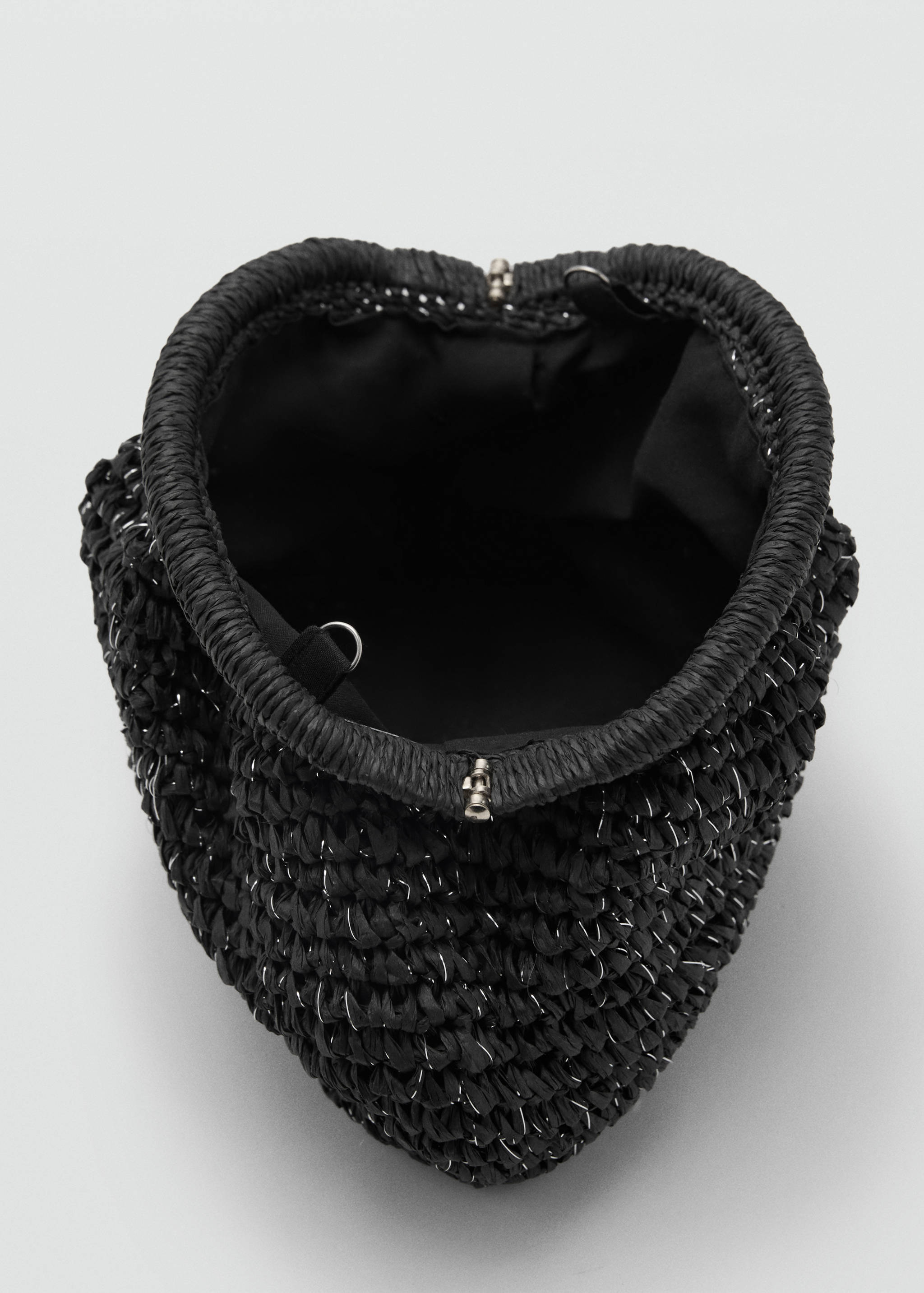 Clutch-Tasche aus Naturfaser - Detail des Artikels 2