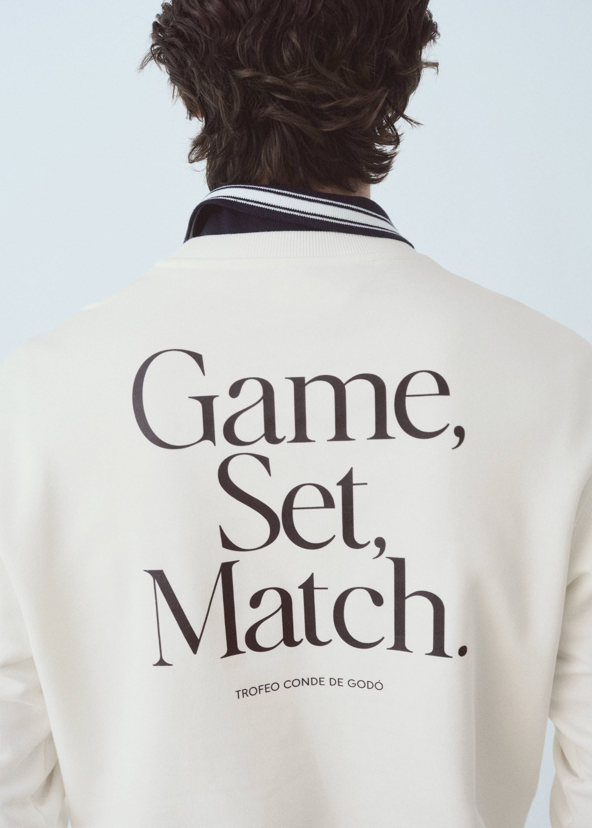 Sudadera algodón estampado texto - Detalle del artículo 6