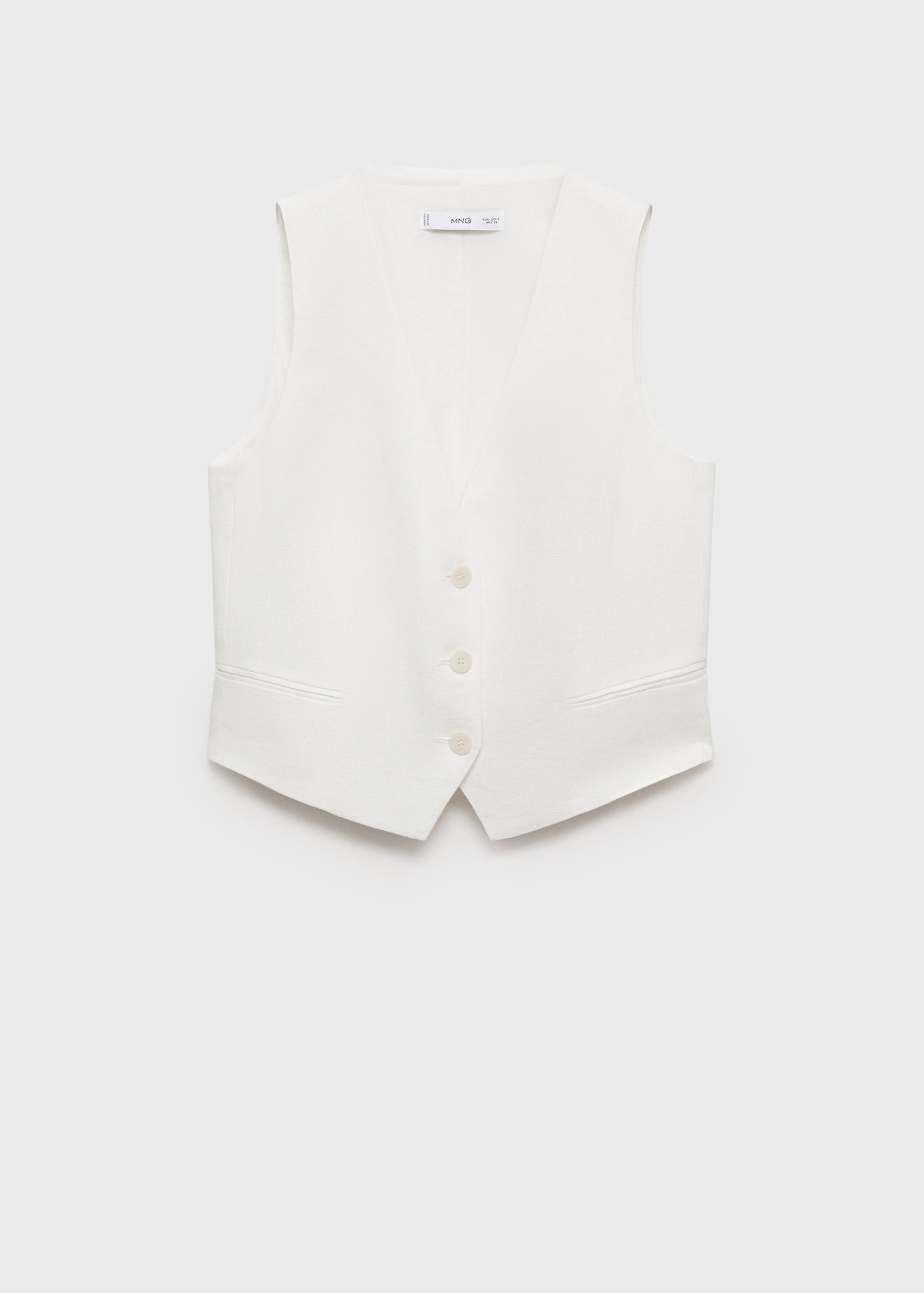 Chaleco traje lino - Artículo sin modelo