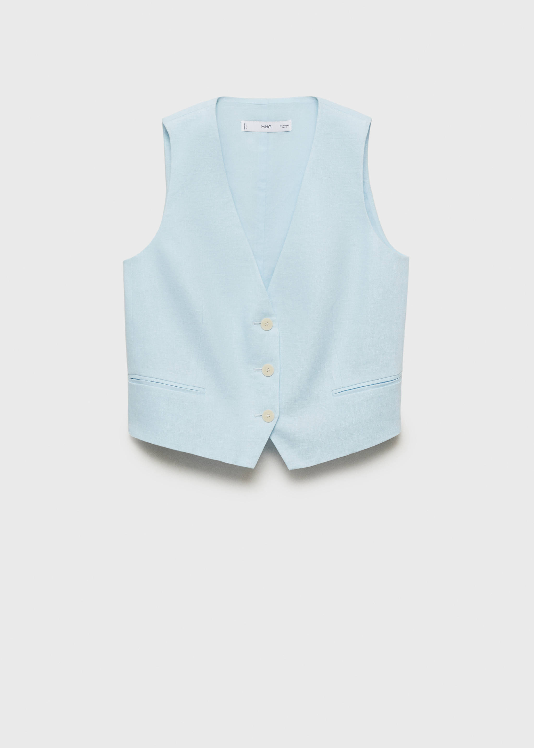 Chaleco traje lino - Artículo sin modelo