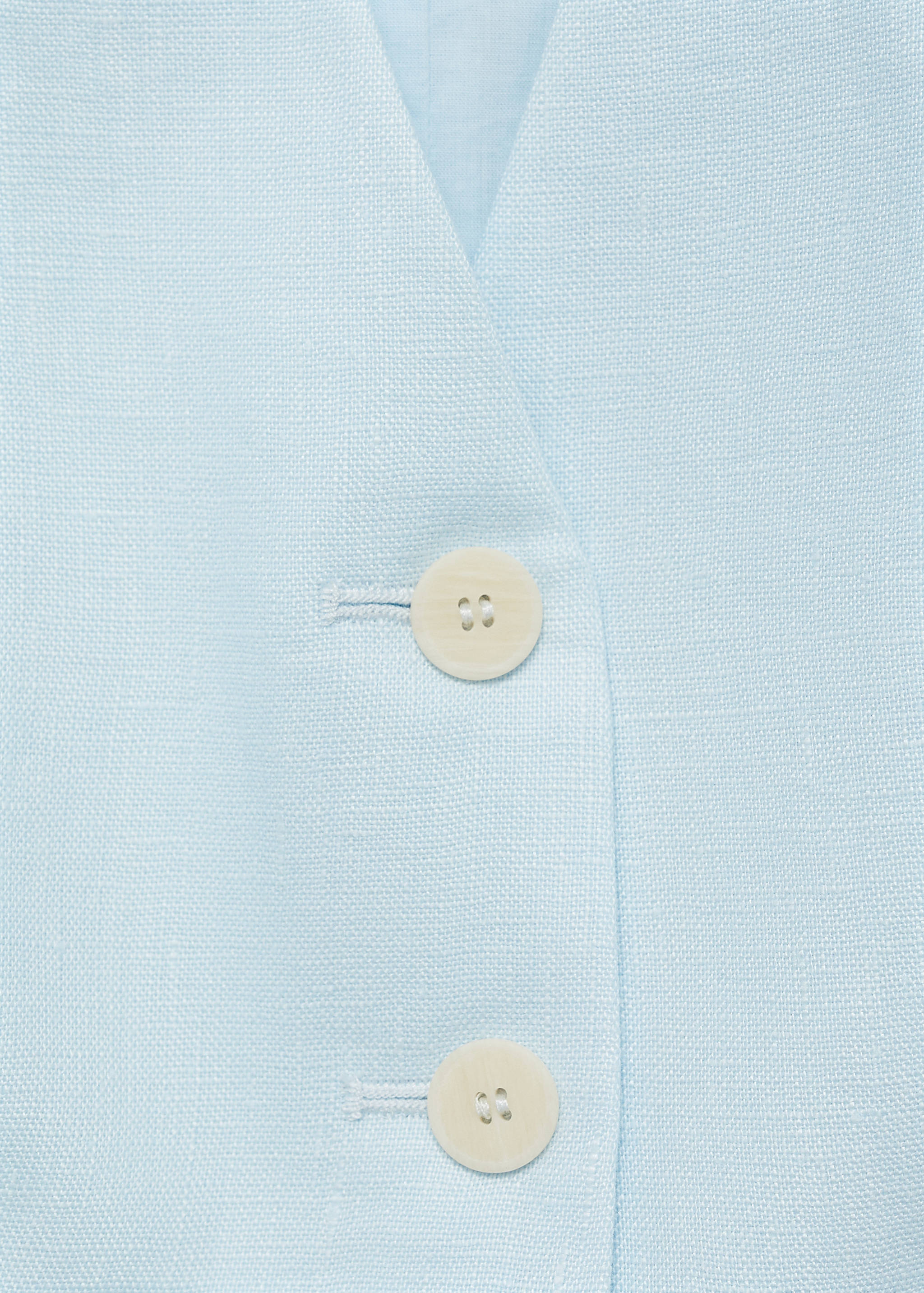 Chaleco traje lino - Detalle del artículo 8