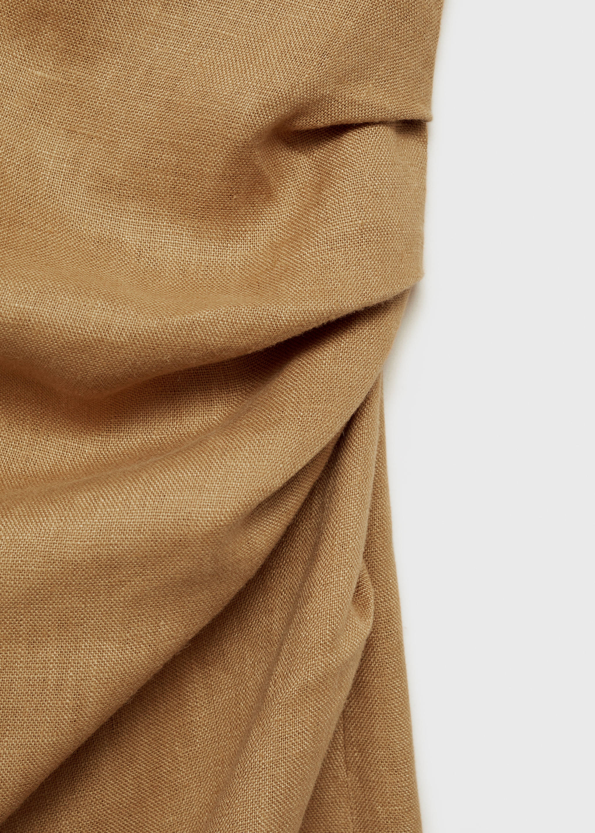 Asymmetrical linen dress - Details of the article 8