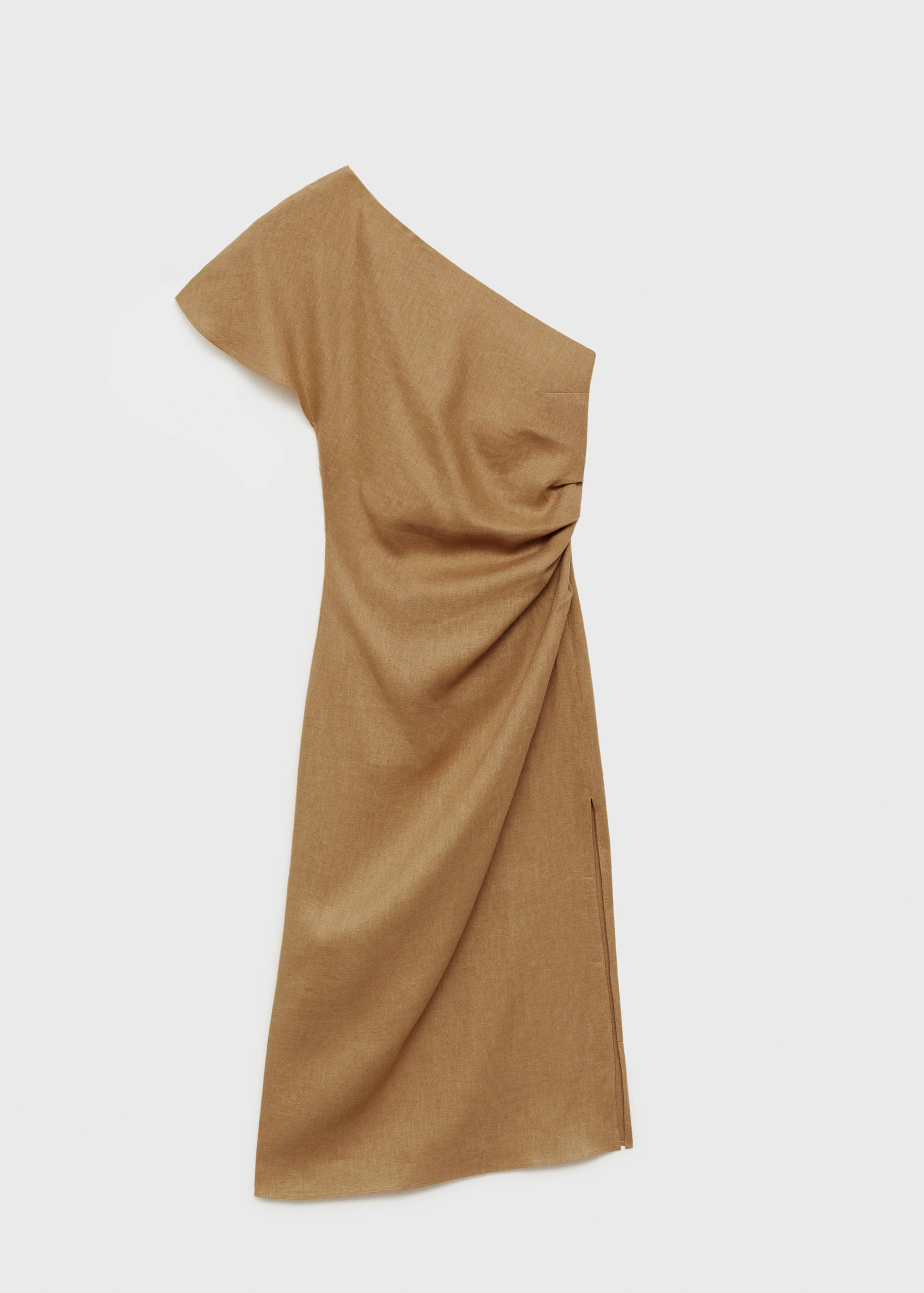 Asymmetrisches Leinenkleid - Artikel ohne Model