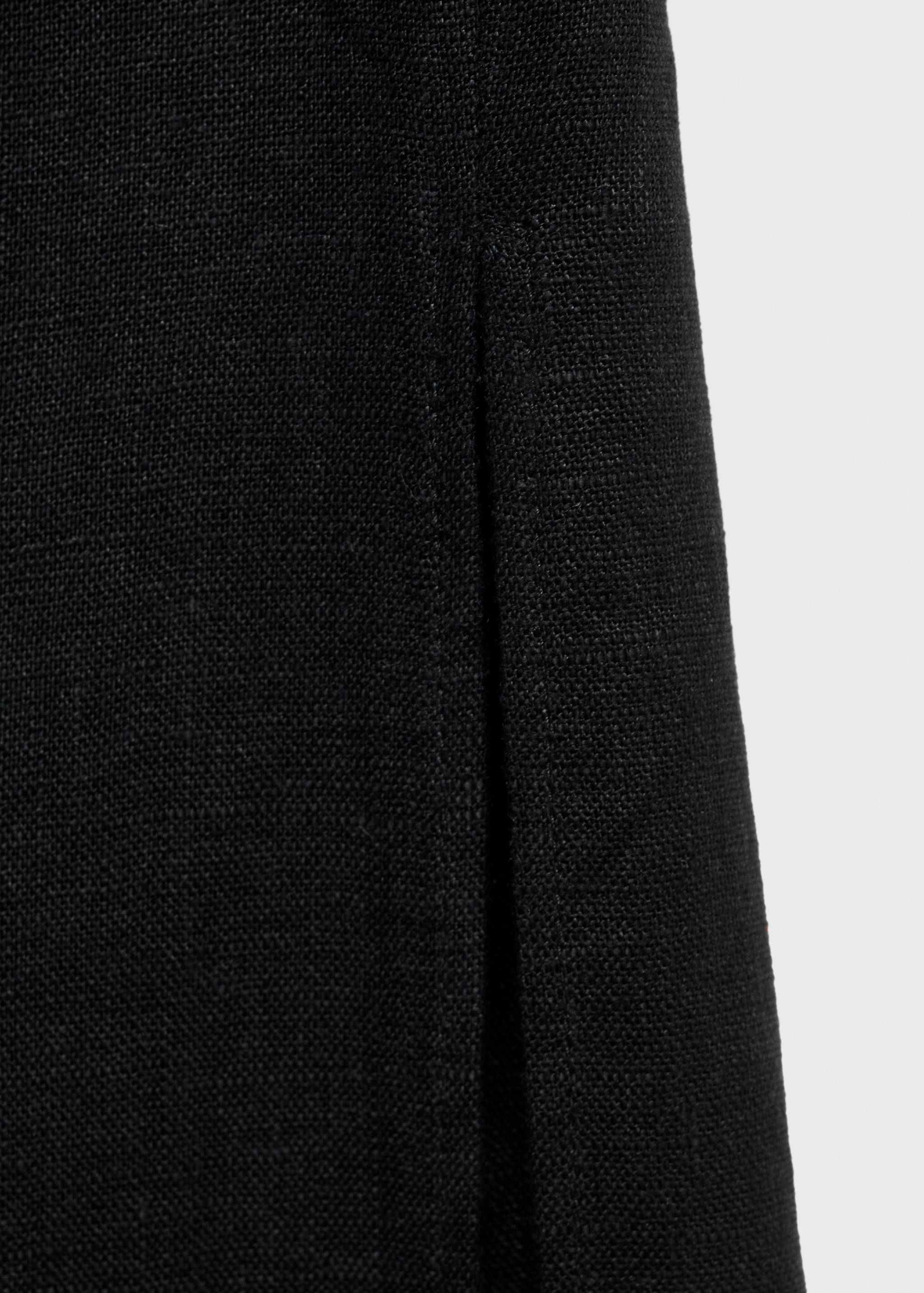 Asymmetrical linen dress - Details of the article 0