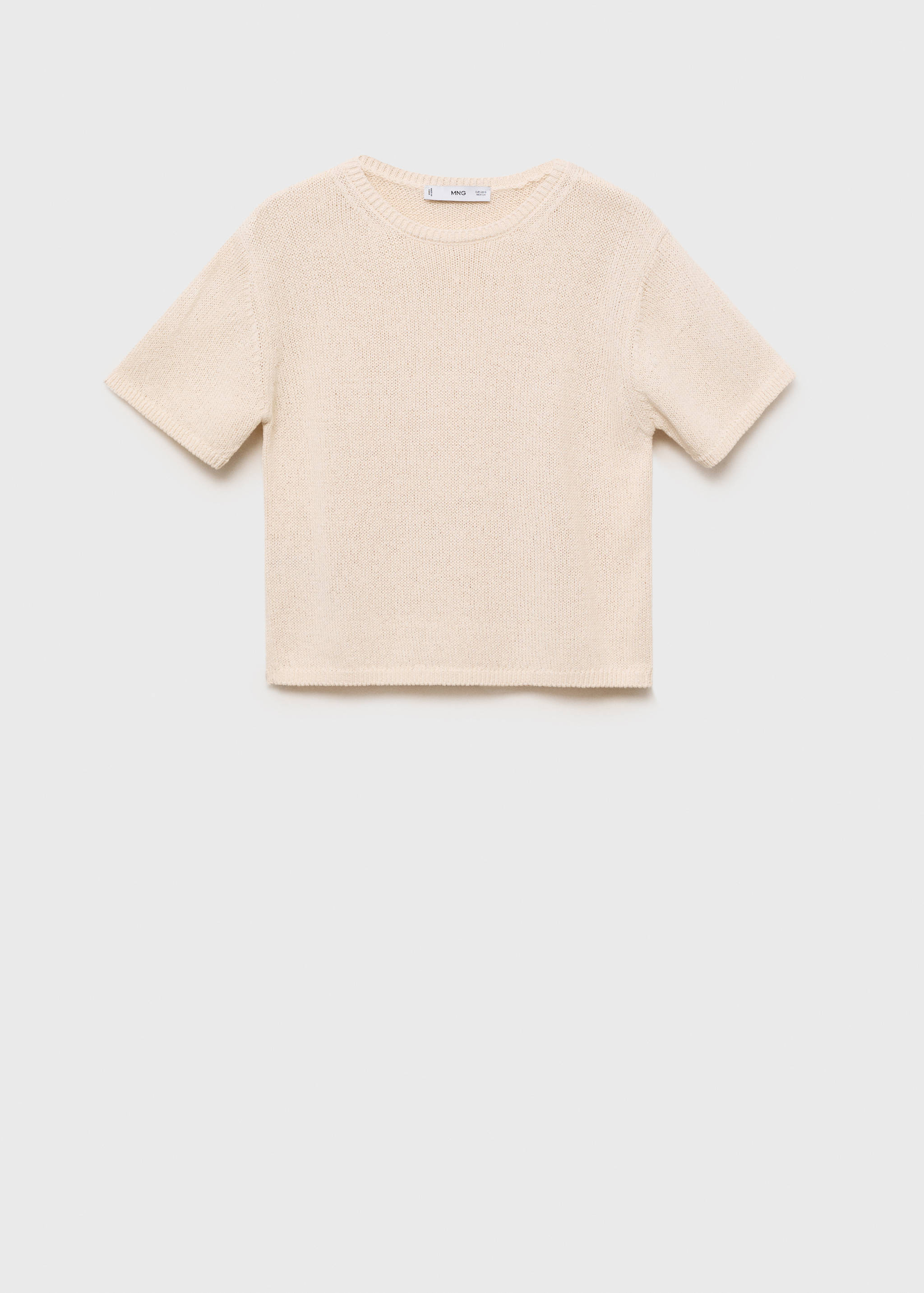 Jersey Baumwolle Strick mit kurzen Ärmeln - Artikel ohne Model