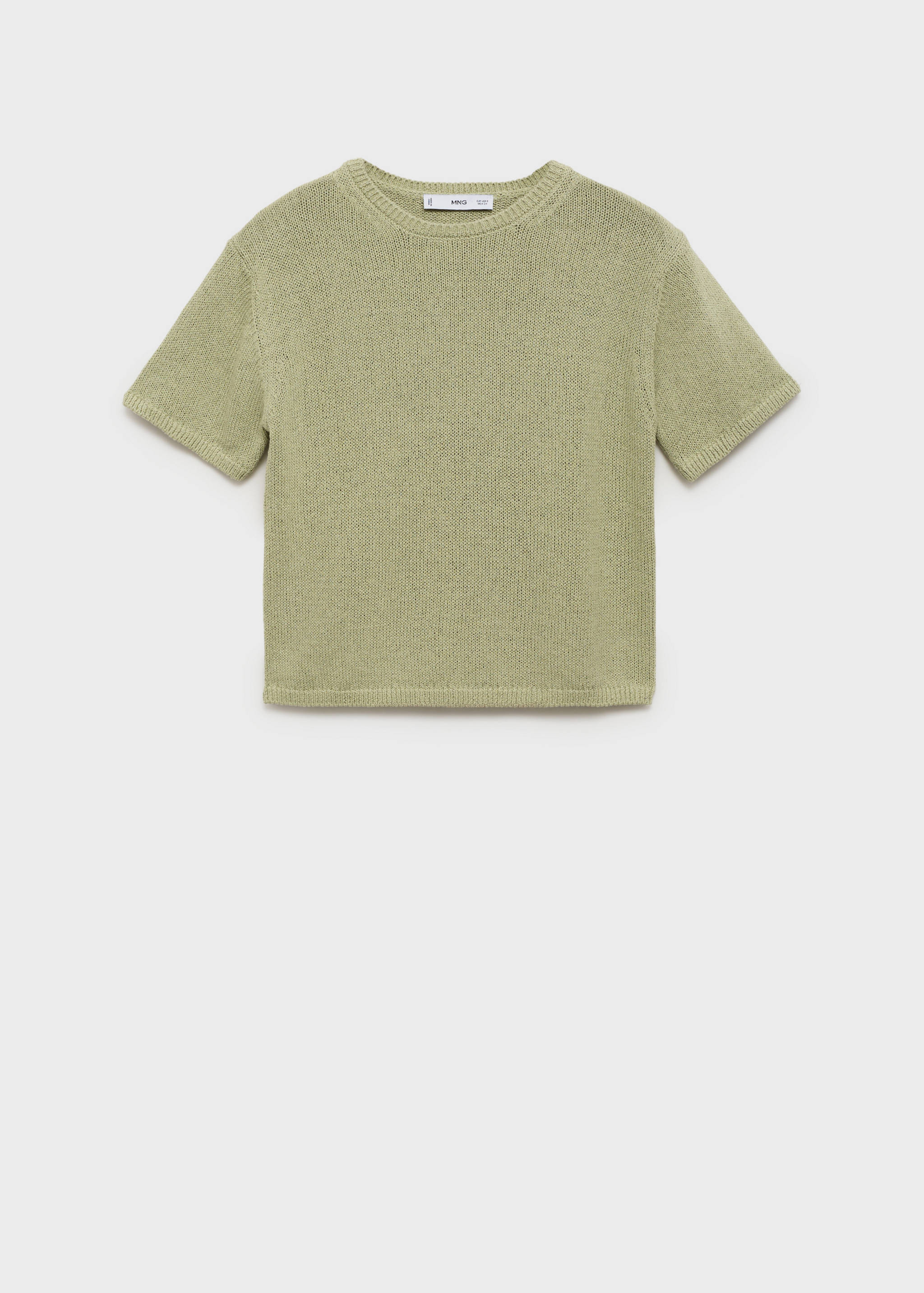 Jersey Baumwolle Strick mit kurzen Ärmeln - Artikel ohne Model