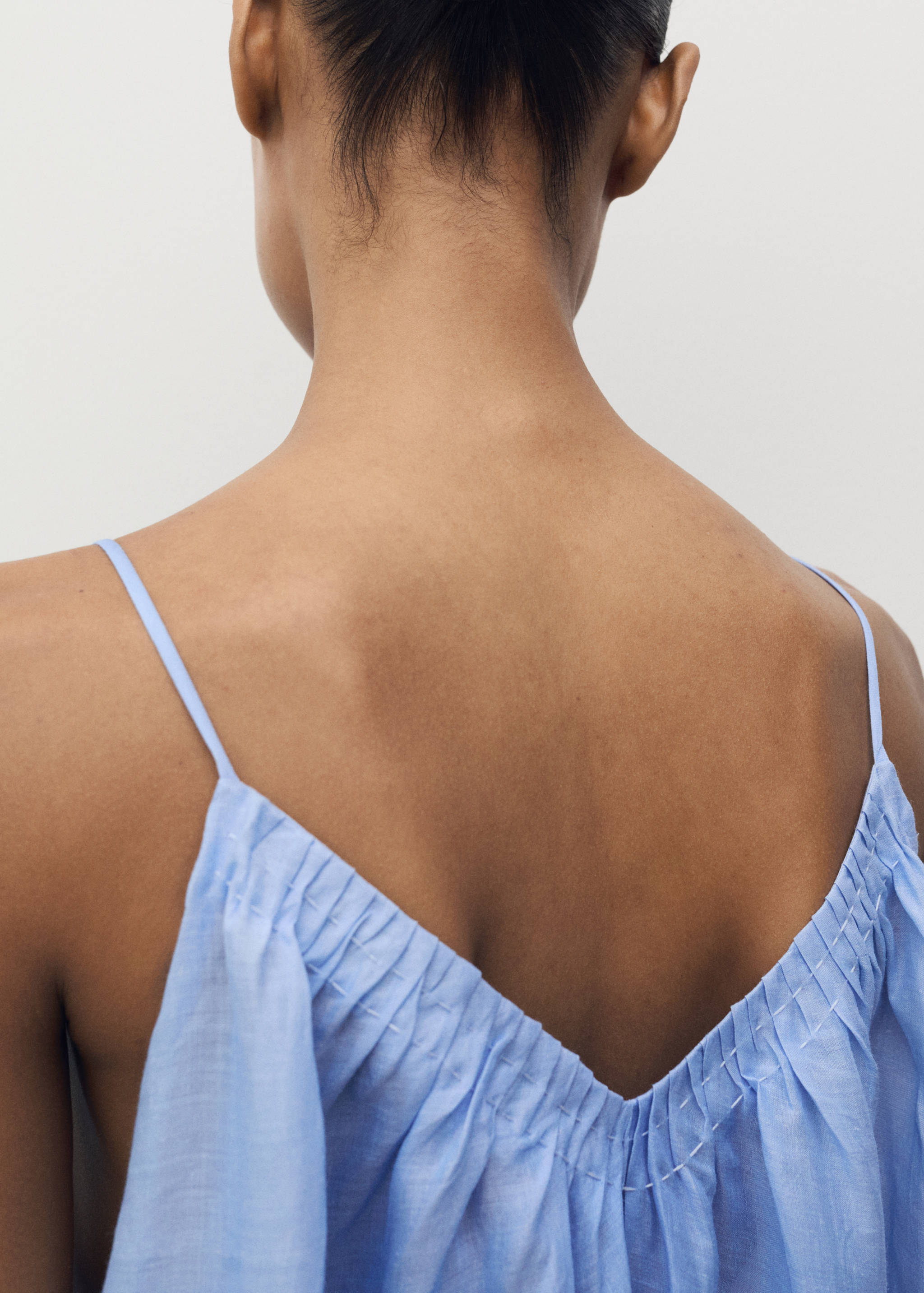 Ramie nightdress with degraded effect - Details of the article 6