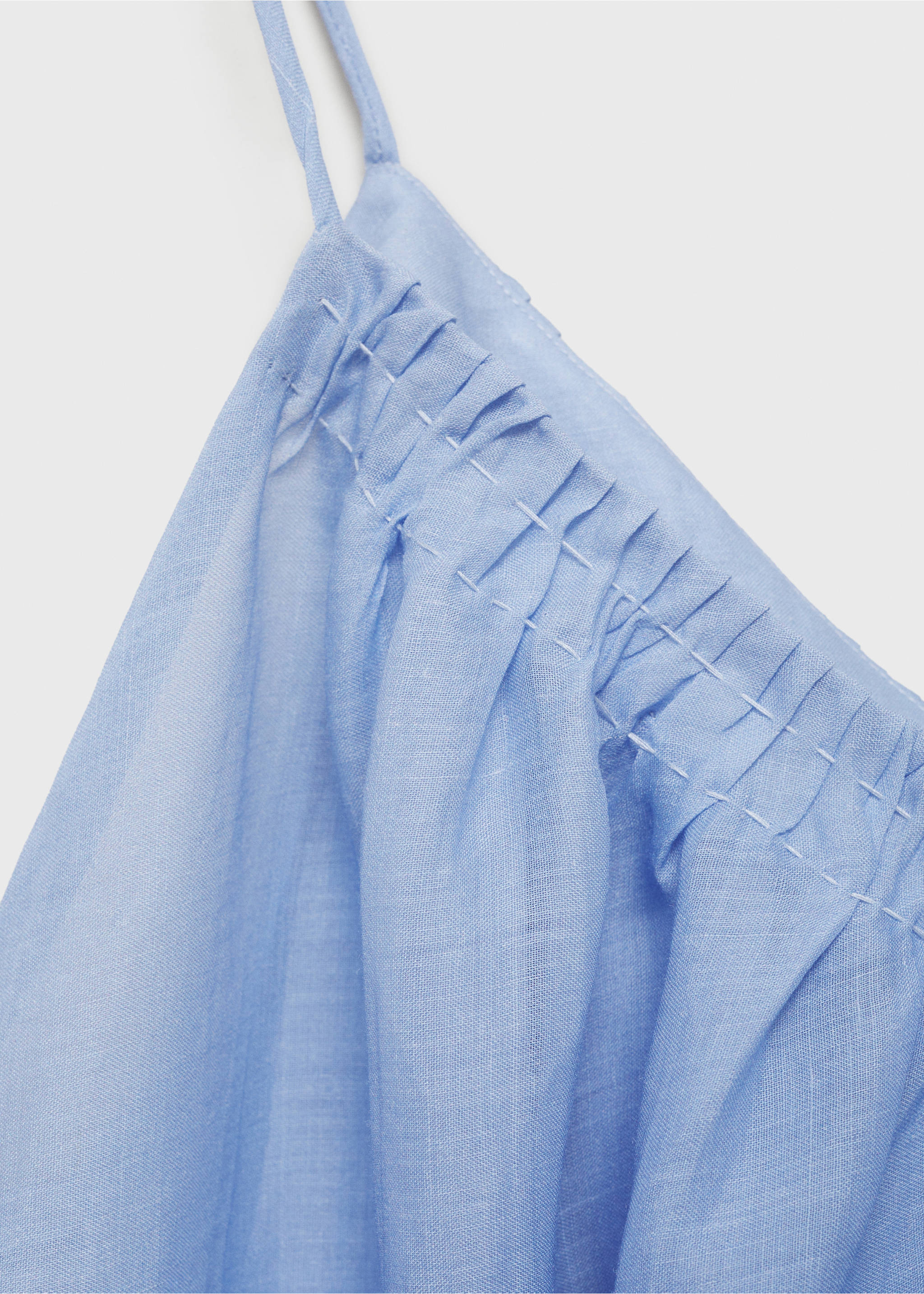 Camisón ramio efecto degradado - Detalle del artículo 8, Azul. Ref: 87027171-00.