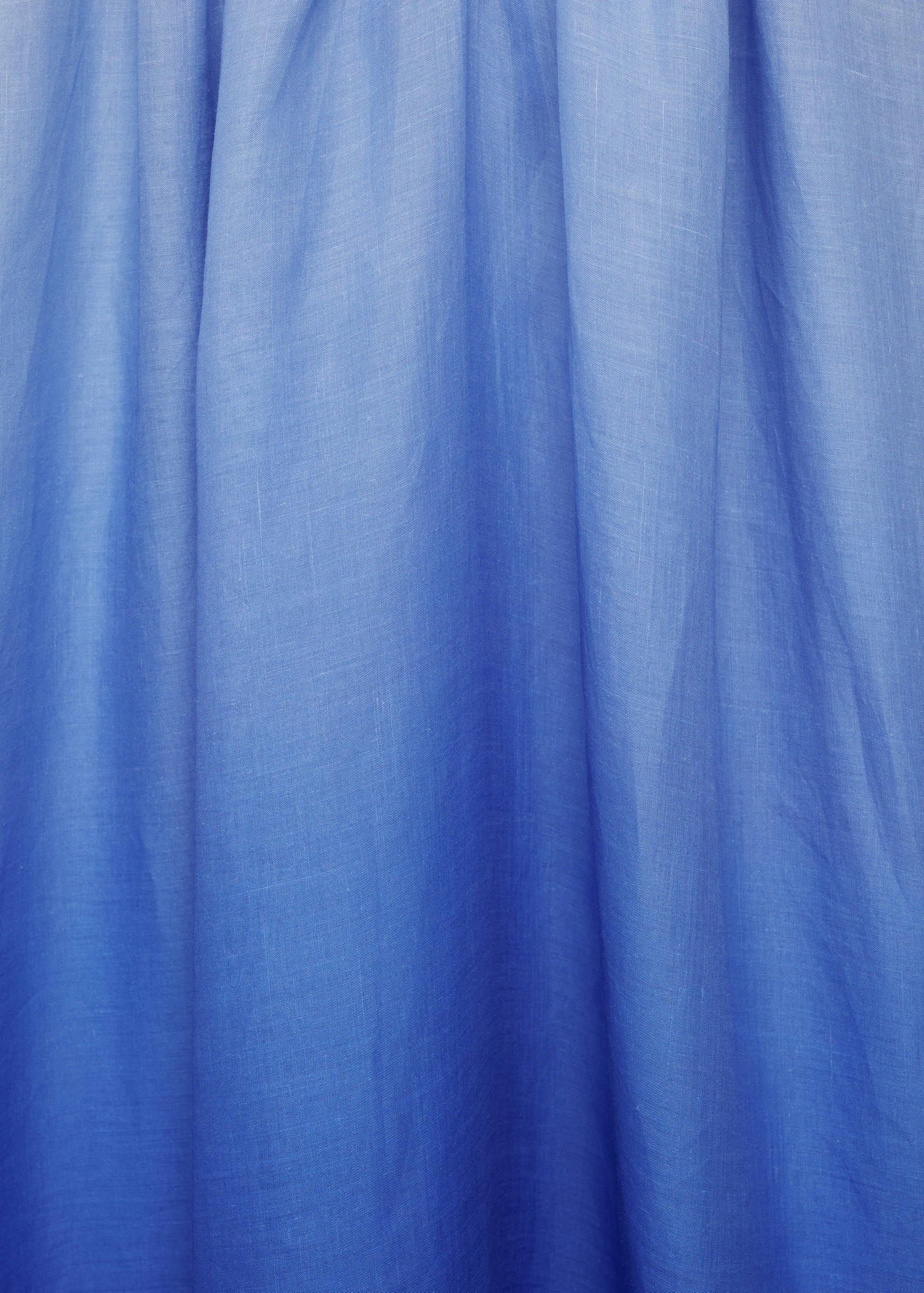 Ramie nightdress with degraded effect - Details of the article 0