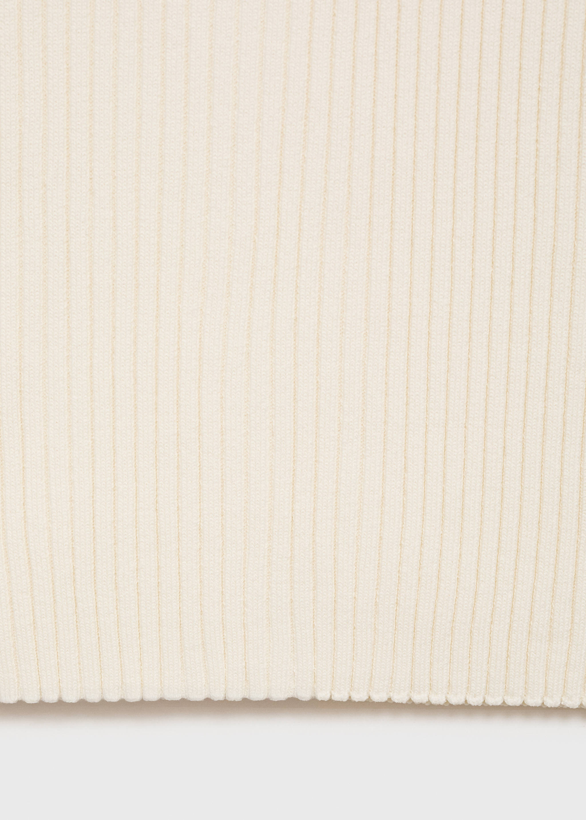 Jersey cuello polo punto canalé - Detalle del artículo 0