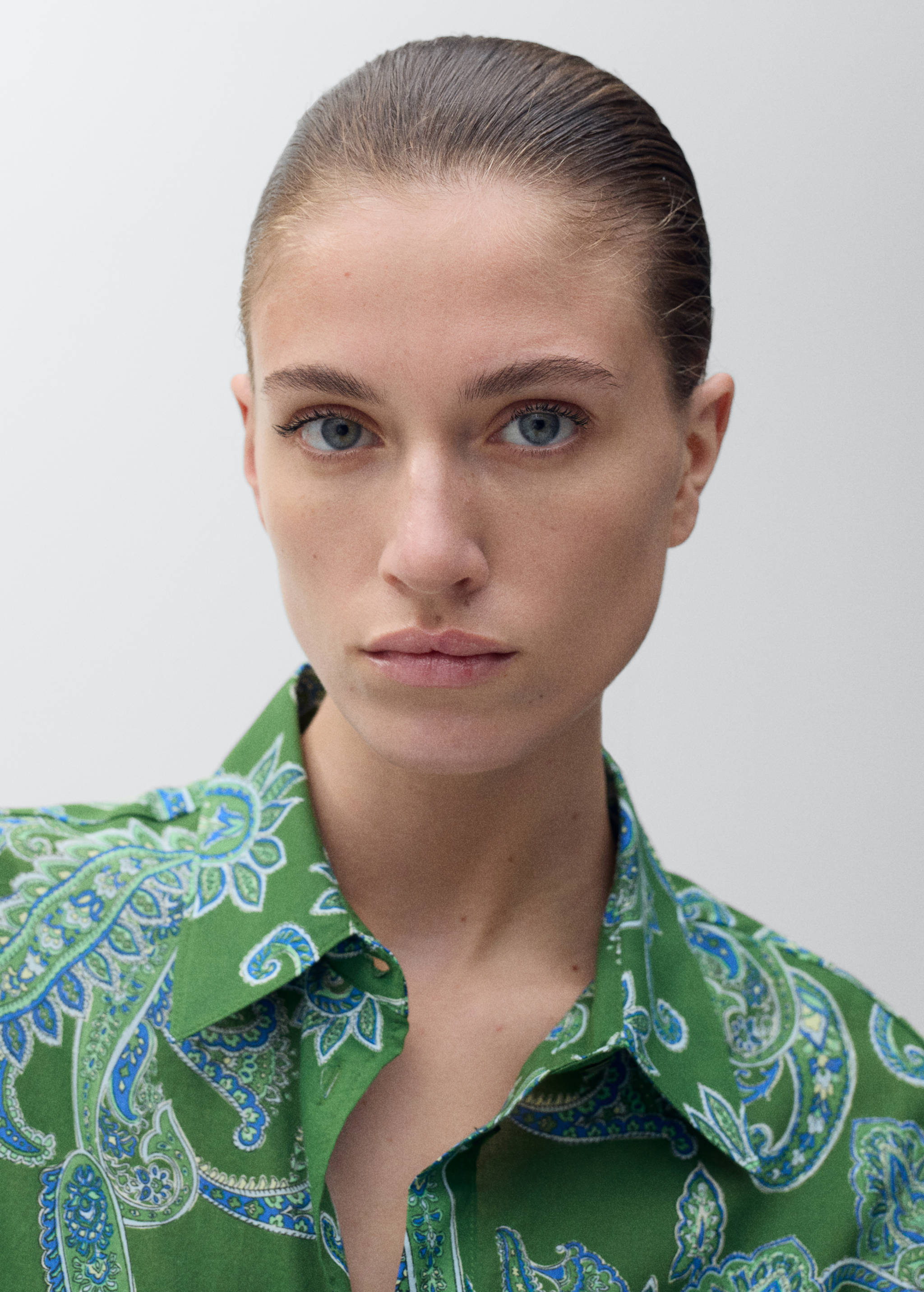 Cotton paisley shirt - Details of the article 1