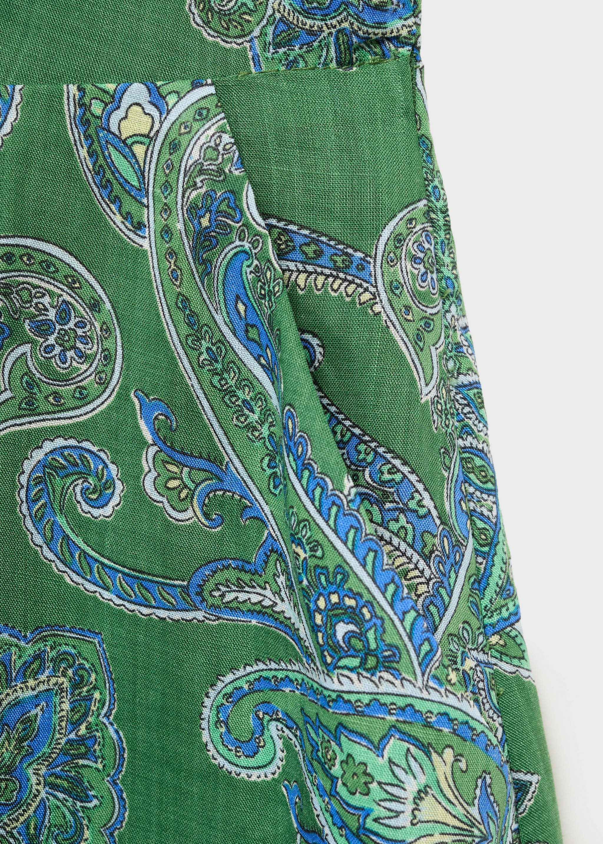Ramie paisley dress - Details of the article 8