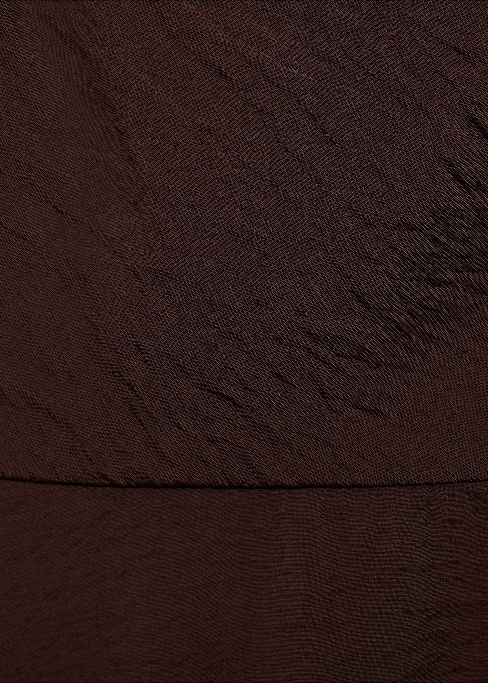 Robe midi manches bouffantes - Détail de l'article 8, Chocolat. Ref: 87027185-00.