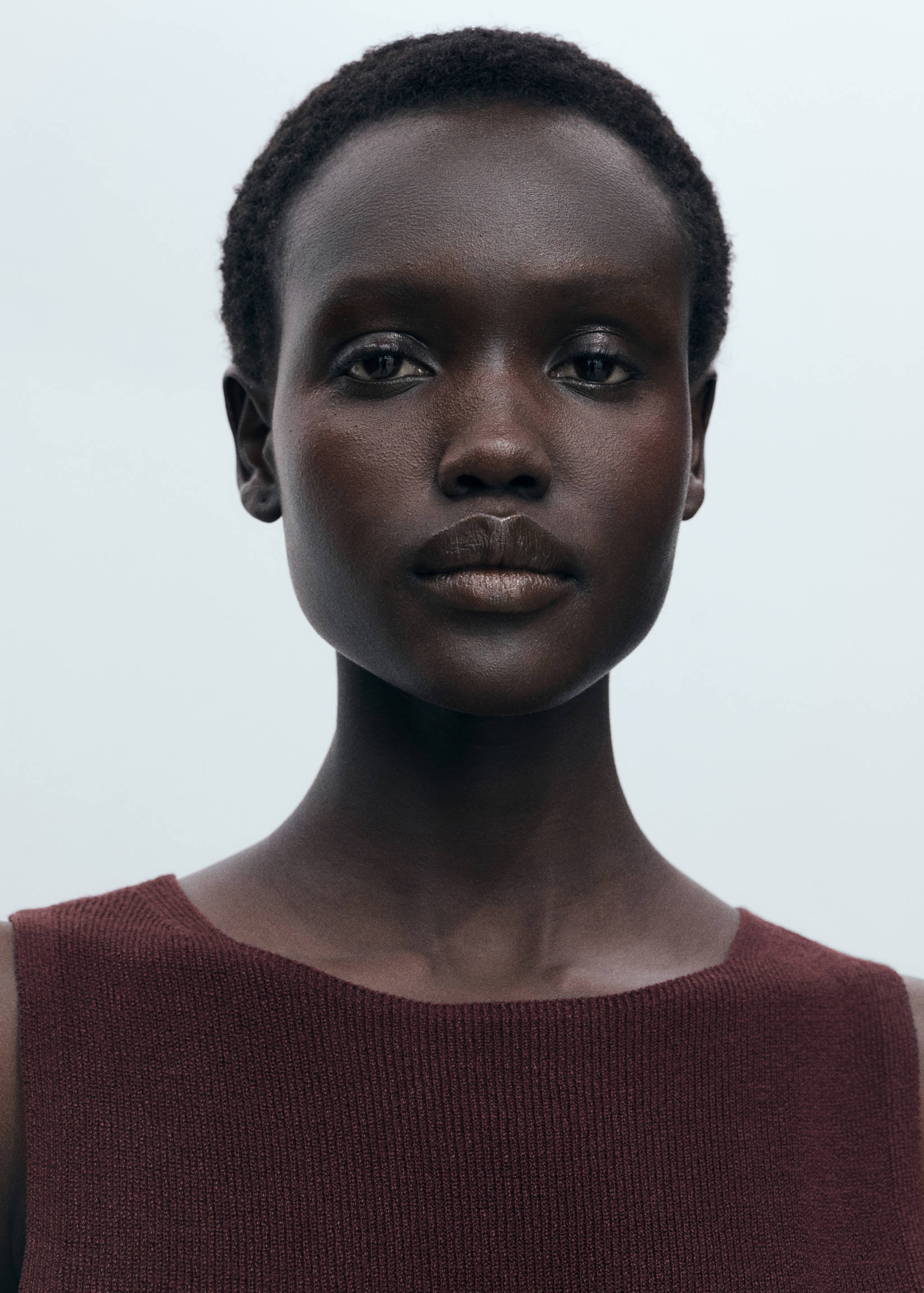 Fine ribbed knit top - Details of the article 1
