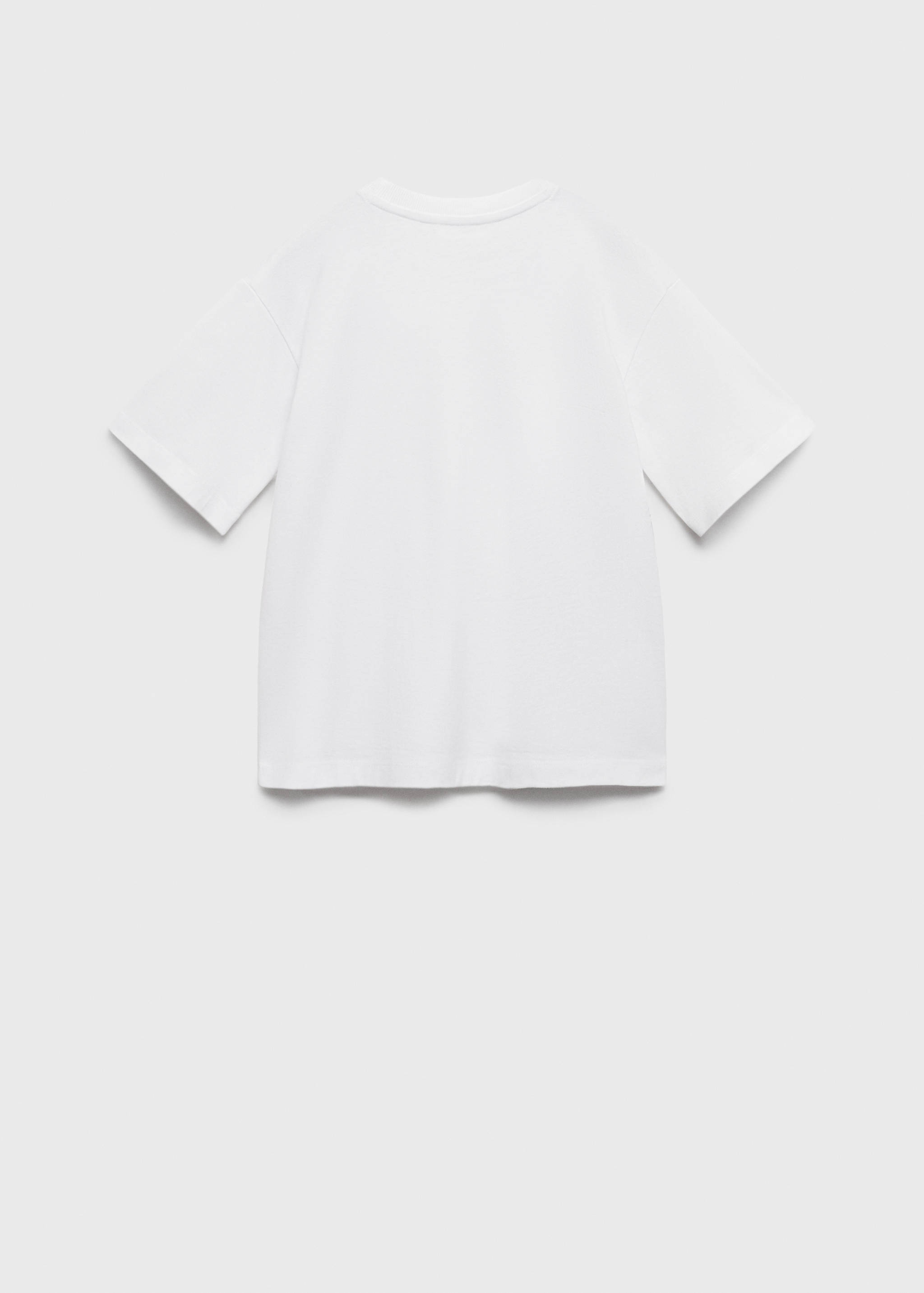 Kurzärmliges Print-T-Shirt - Rückseite des Artikels