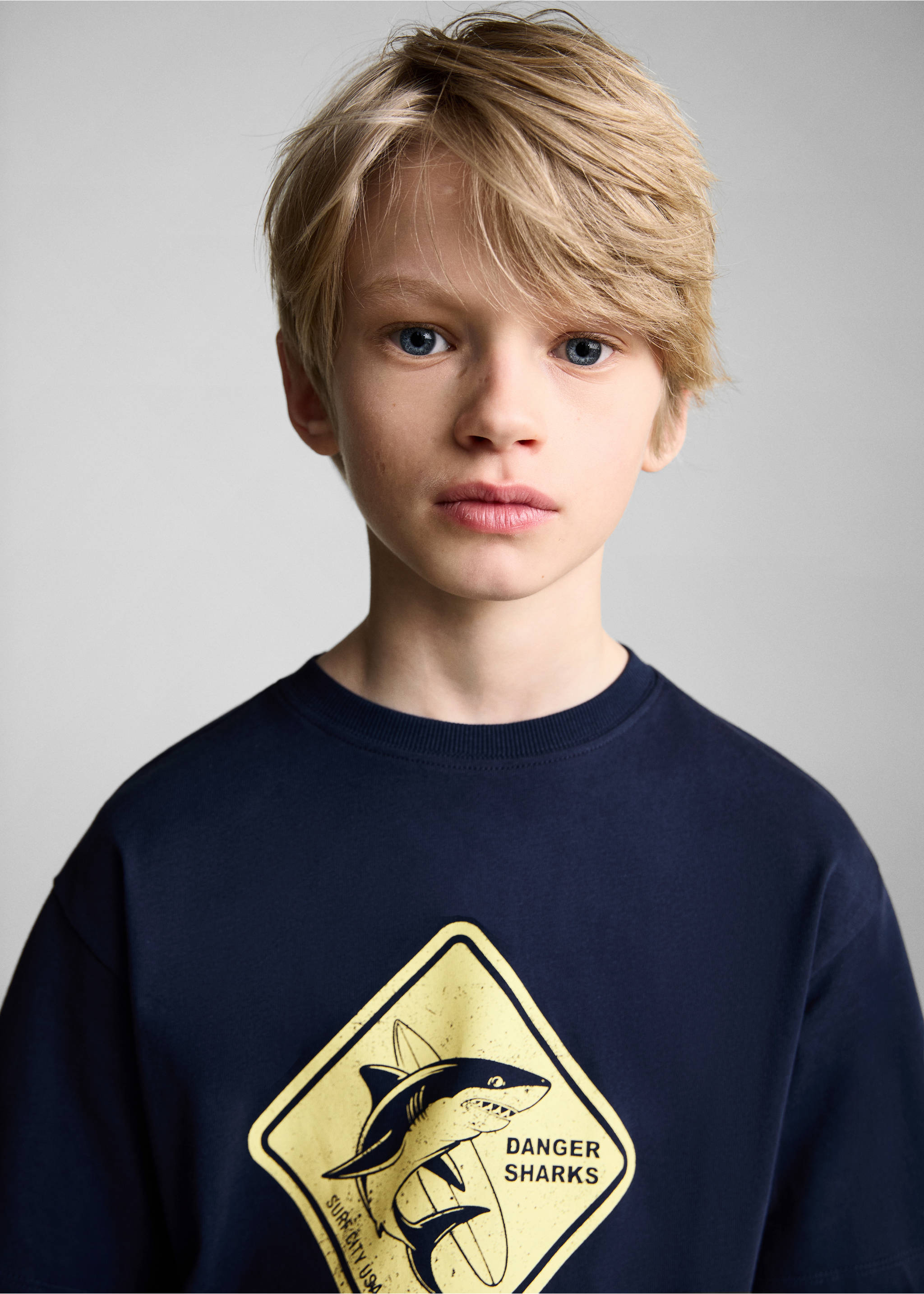 Majica kratkih rukava s printom - Detalji artikla 1, Mornarsko plava. Ref: 87027691-00.