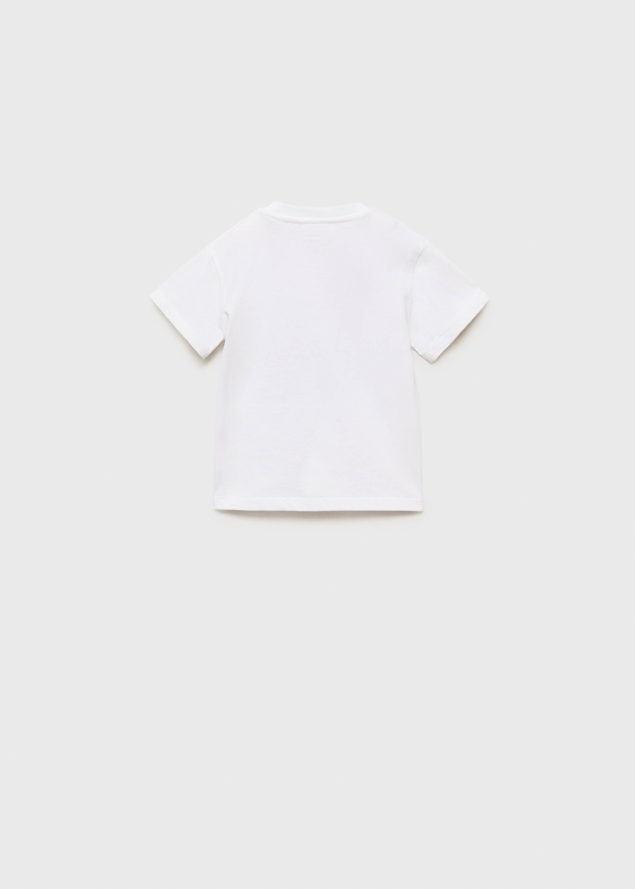 Printed cotton-blend t-shirt - Reverse of the article