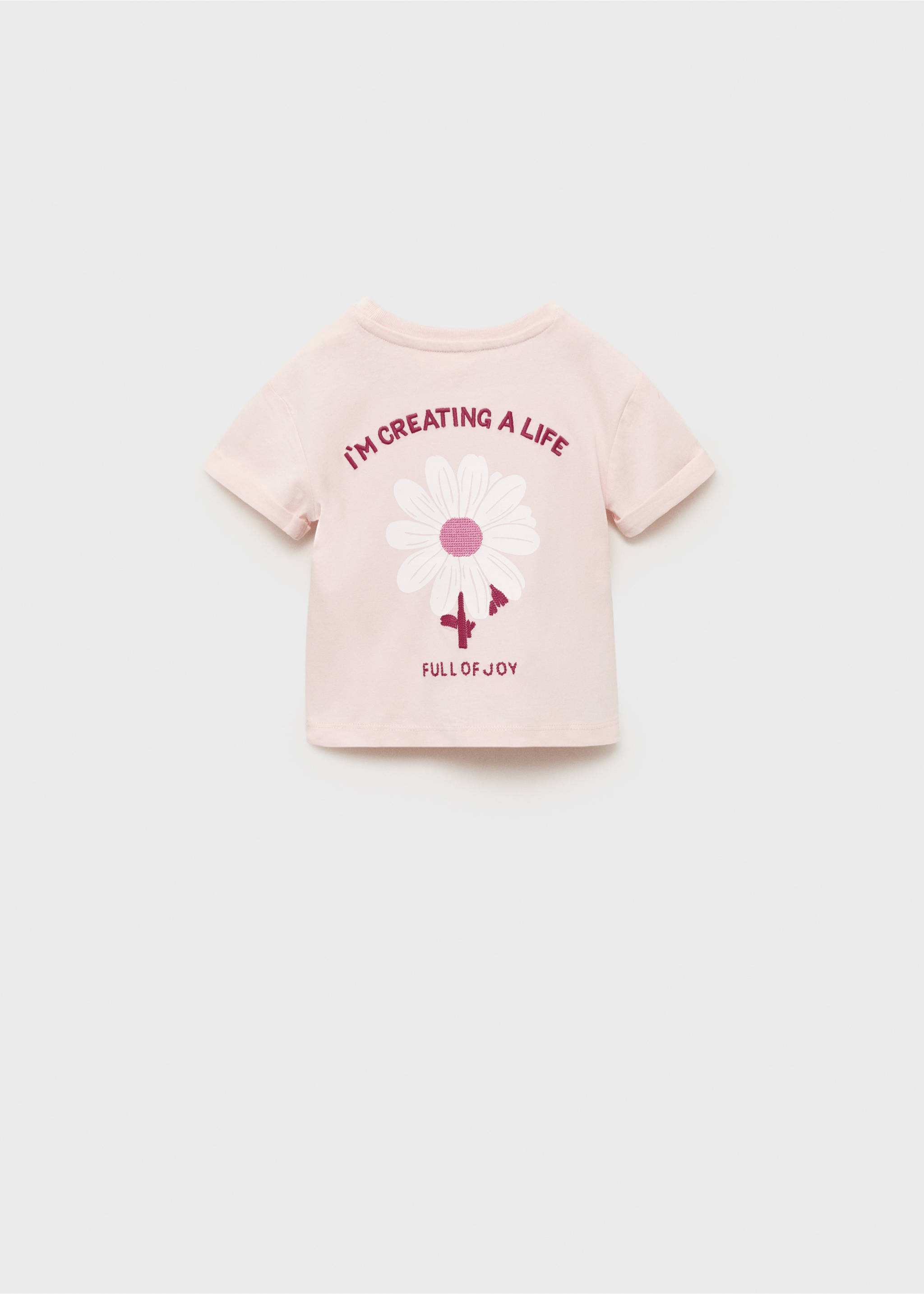 Samarreta detall brodat - Revers de l'article, Rosa. Ref: 87027696-00.